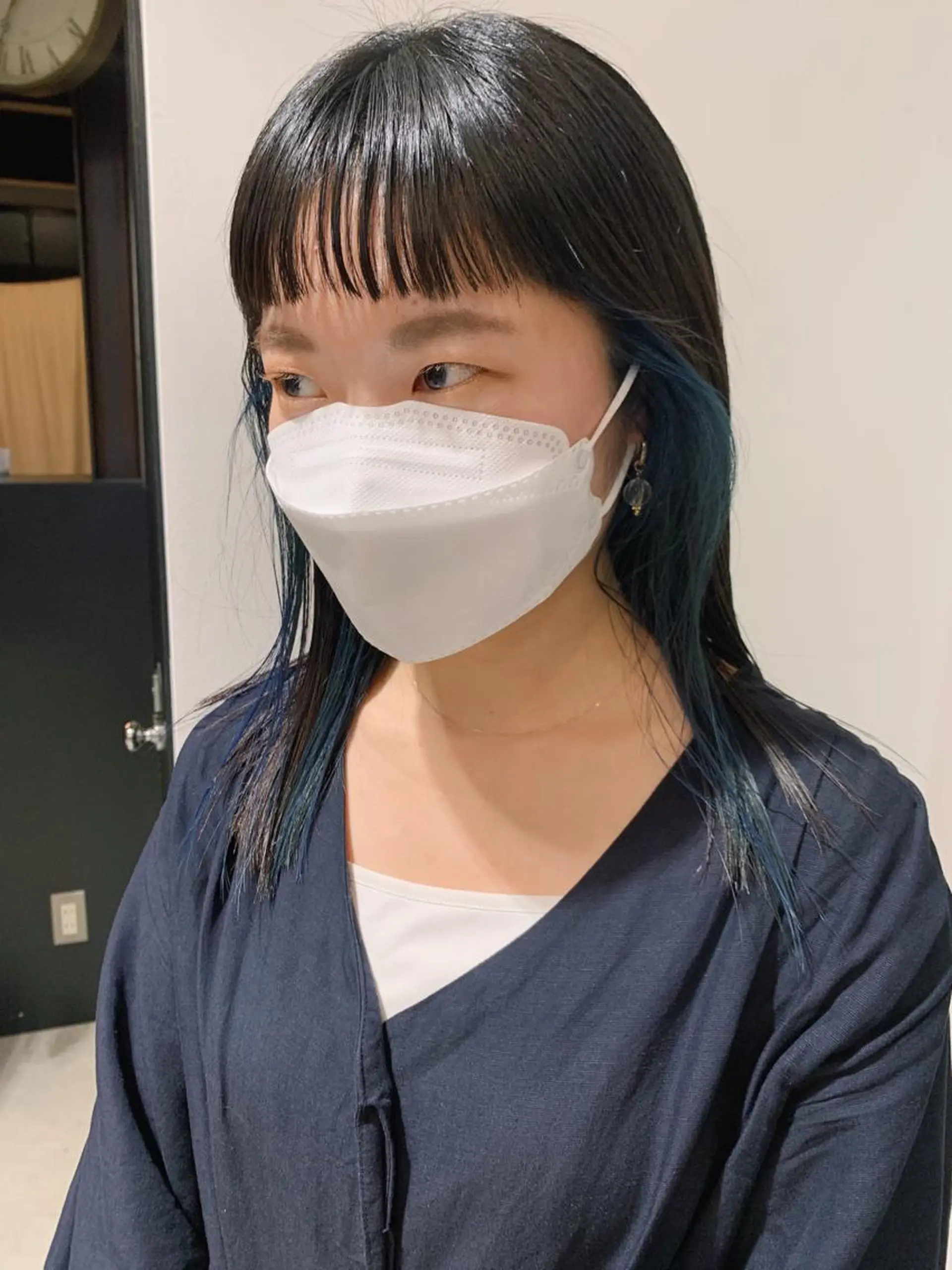 セミロング ヘアカラー yupi🐈‍⬛ レイヤー/パーマのヘアスタイル