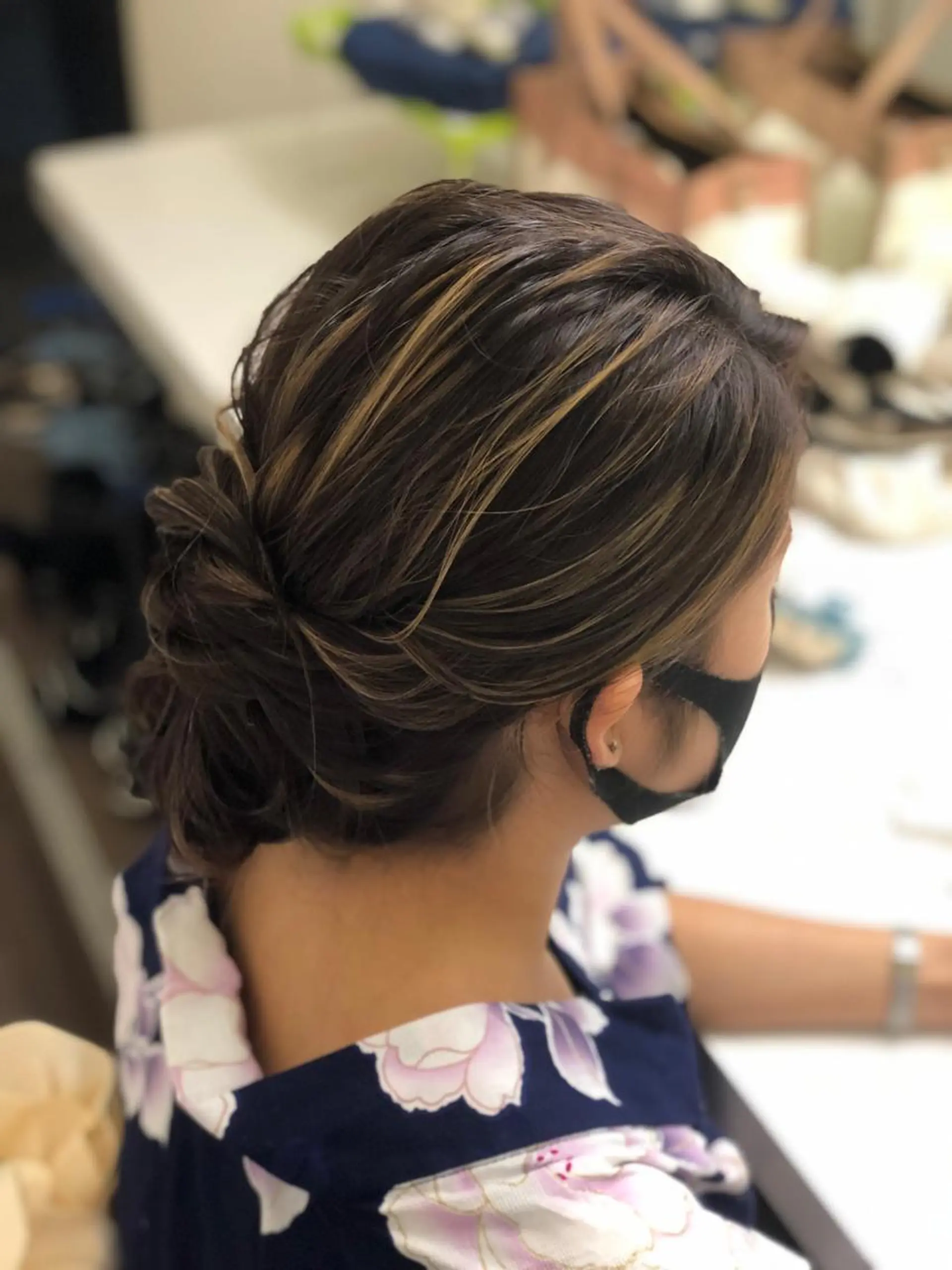 セミロング 浴衣 ヘアセット 六本木/ヘアセット /hairmakeのヘアスタイル