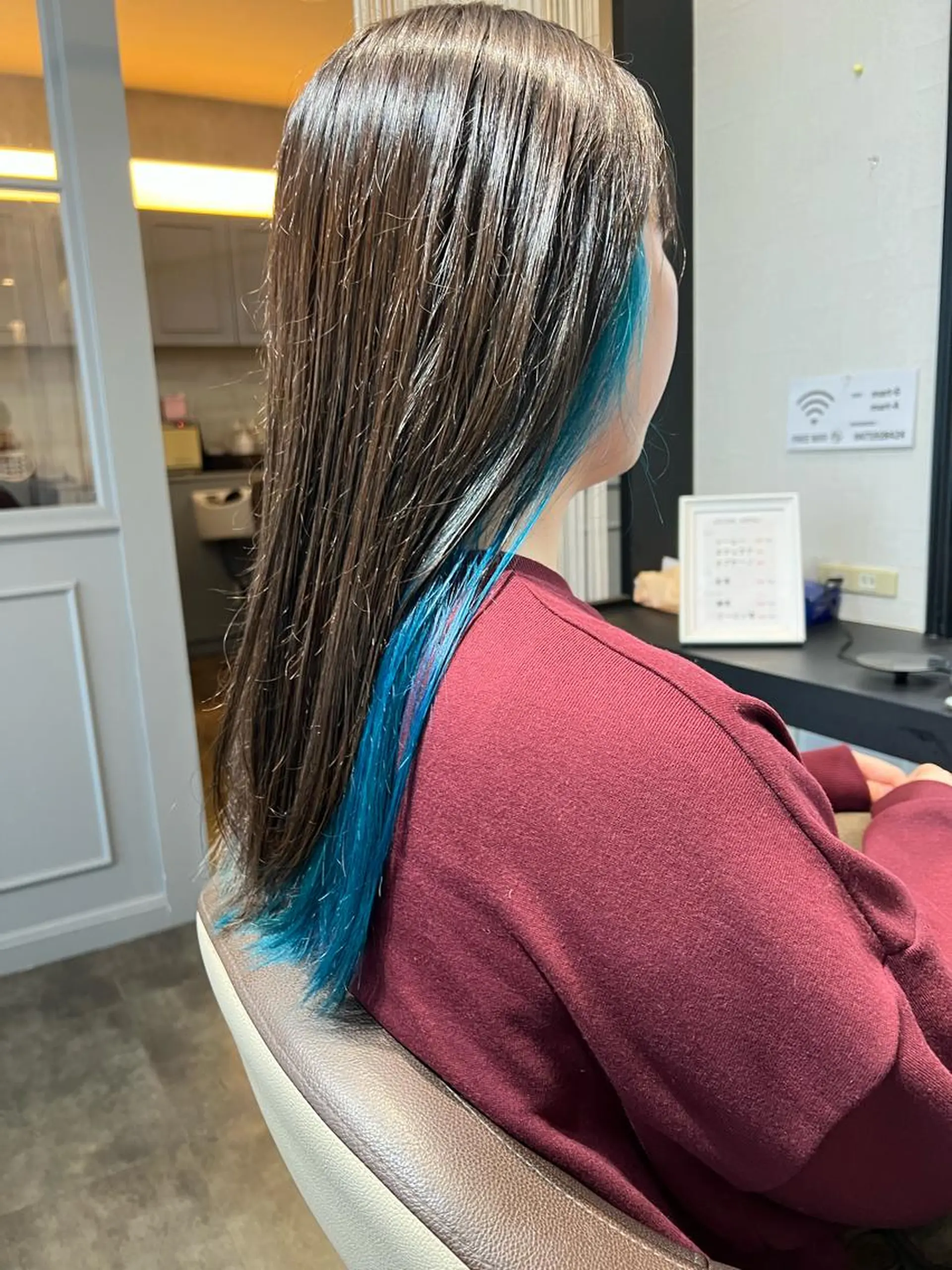 ロング カラー ヘアカラー 川村 綾のヘアスタイル