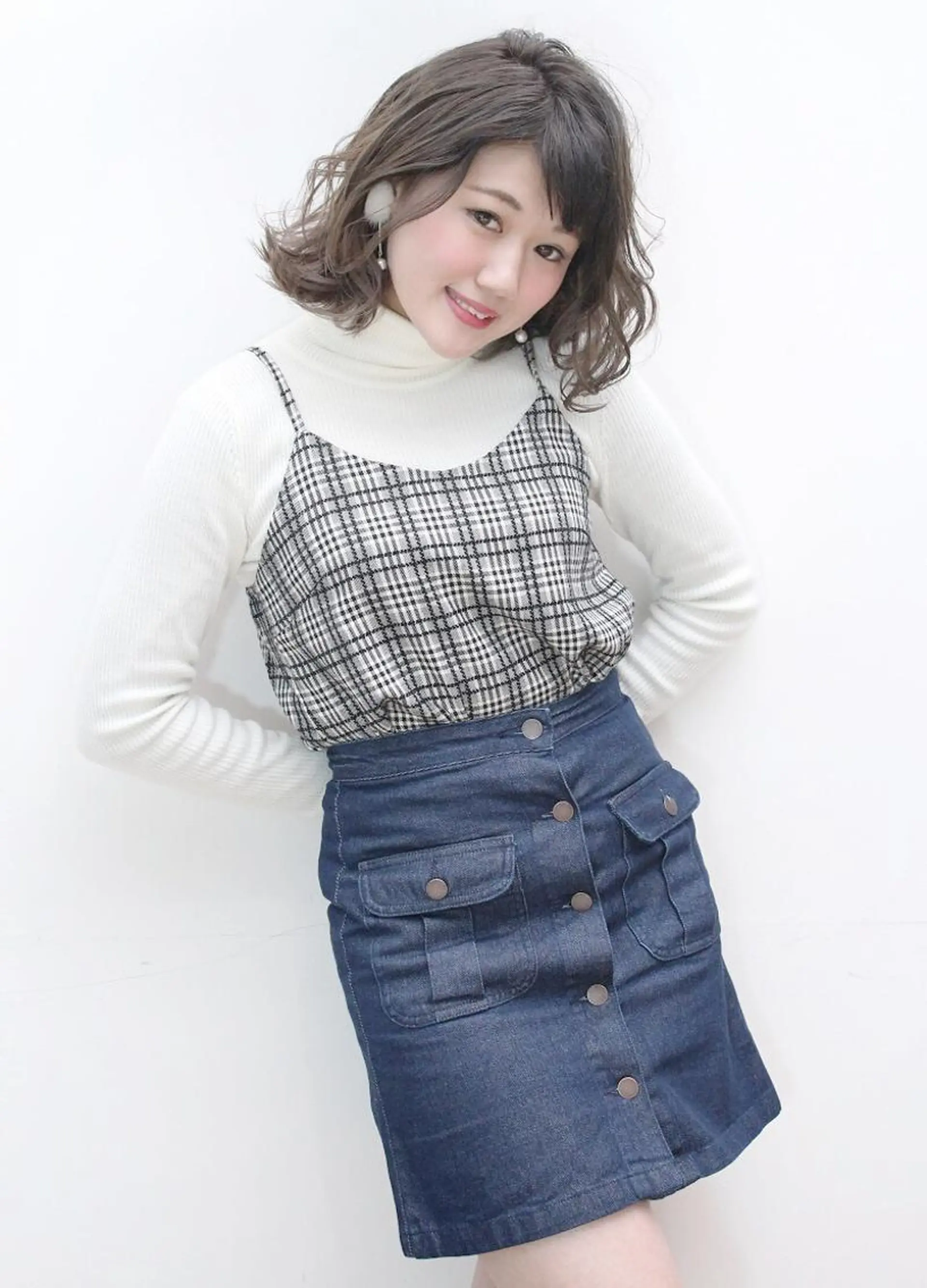 ミディアム セミロング カラー パーマ 🤲ヘッドスパ🤲 たにぐちあつし🤲のヘアスタイル