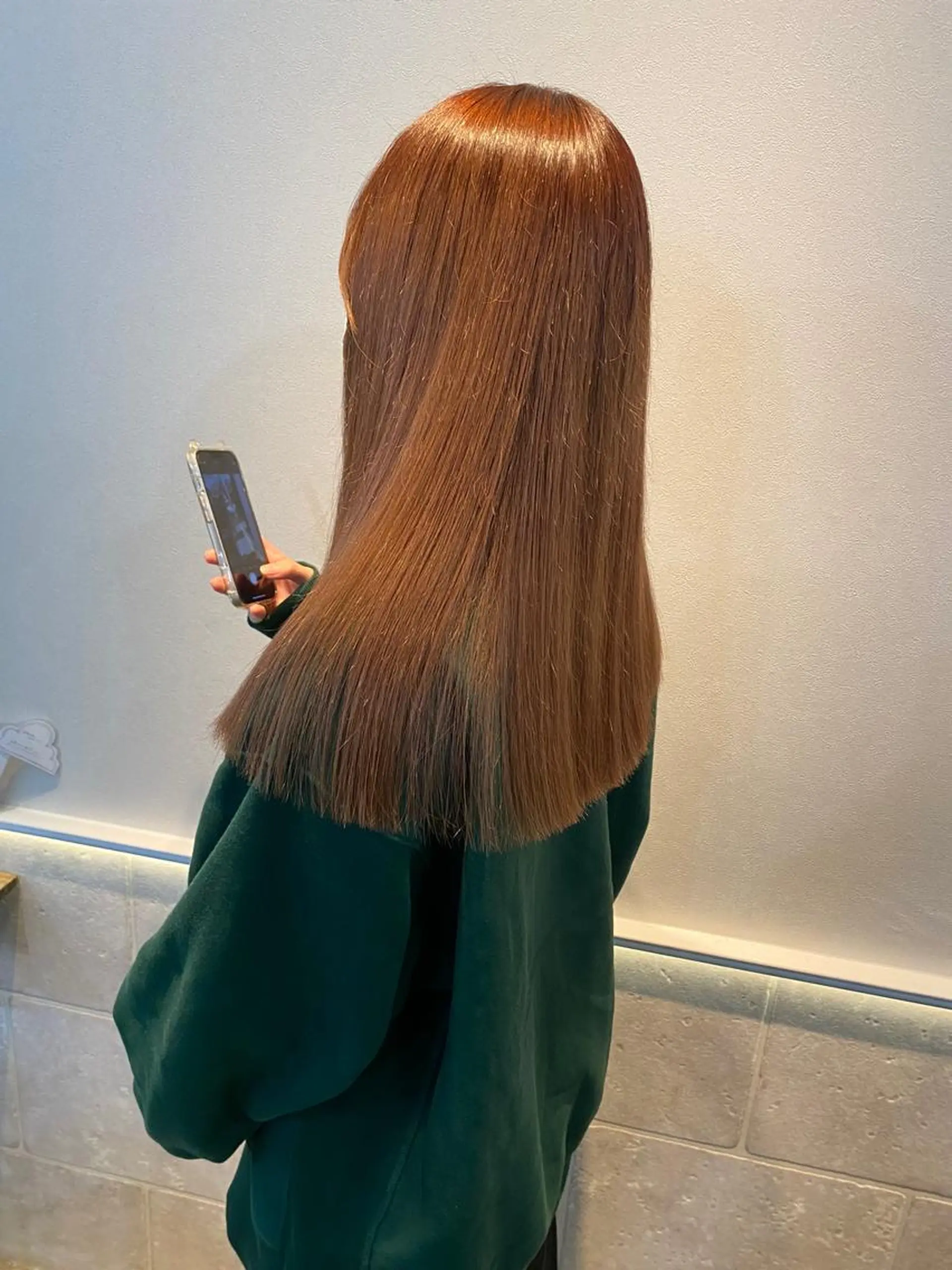 ロング カット Rinka/梅田/ 透け感カラー🤎のヘアスタイル