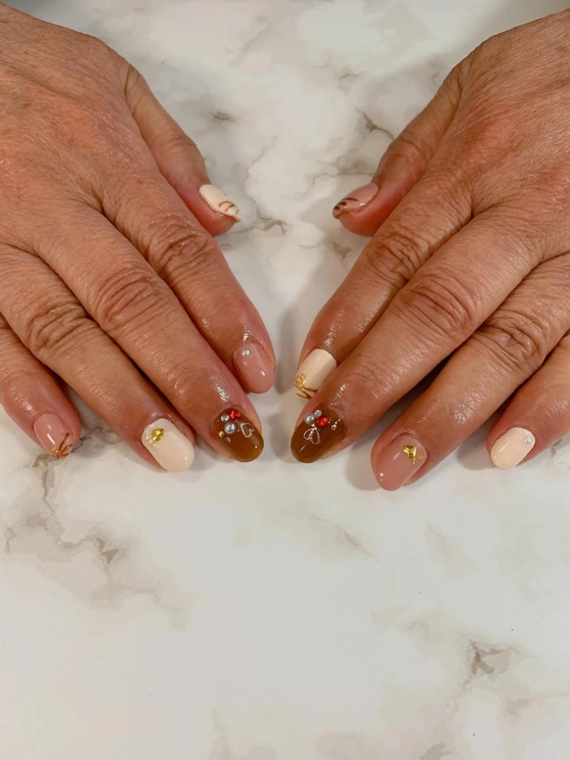 ネイル バレンタイン 北川 恭子のネイルデザイン