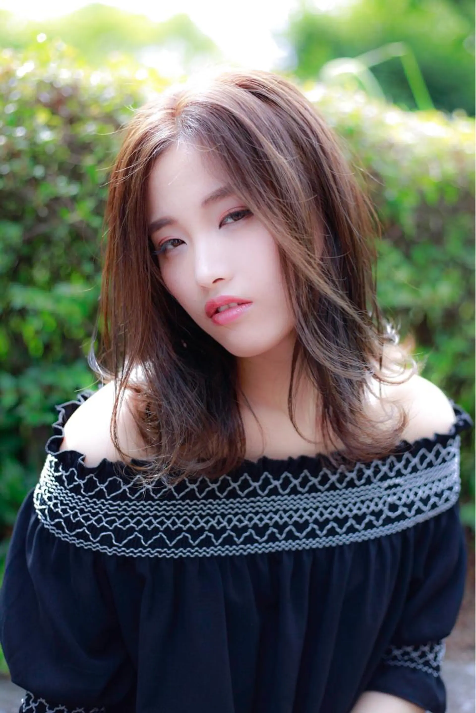 ミディアム 永田 崇のヘアスタイル