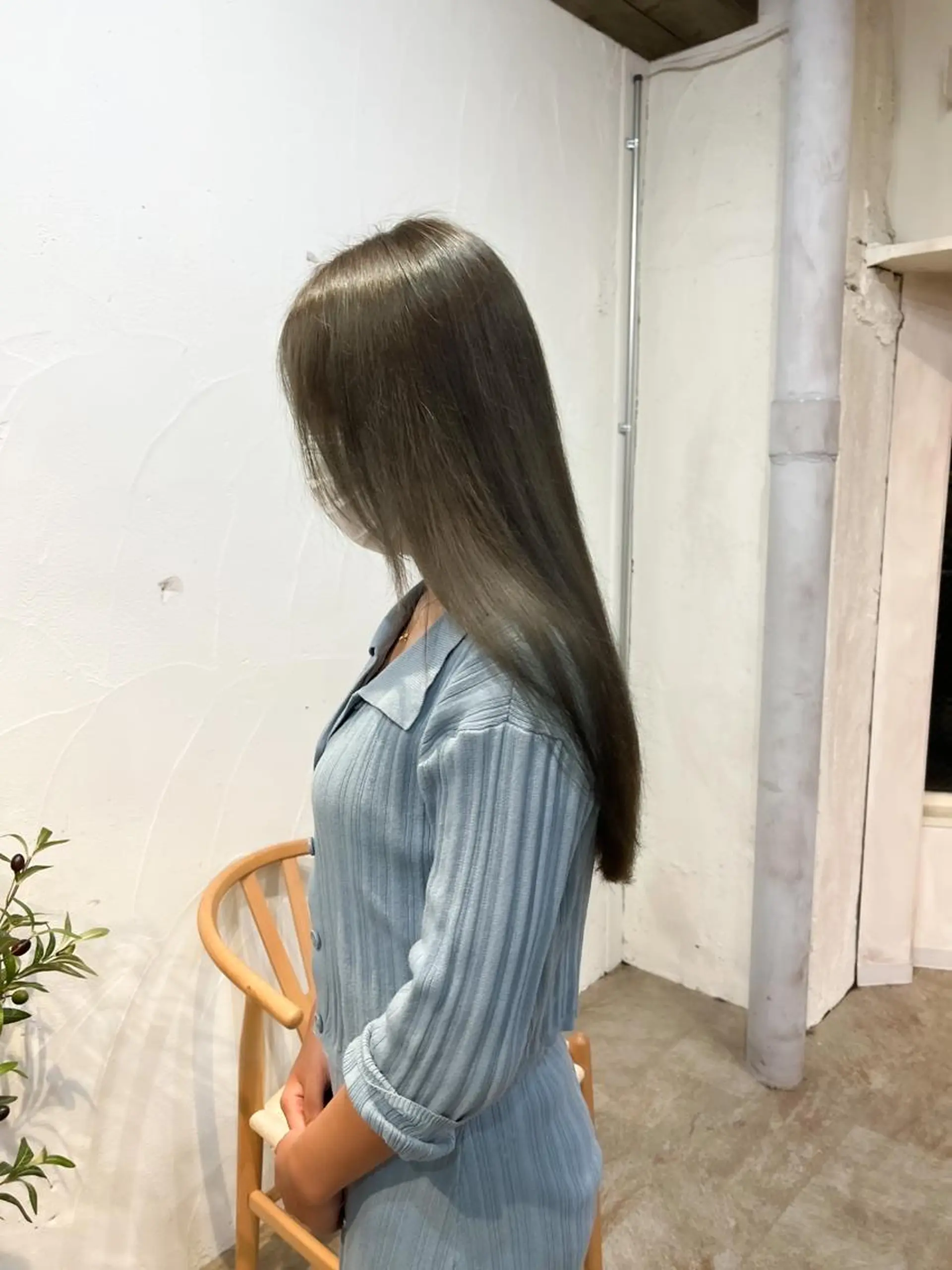 カラー ヘアカラー ✨ブリーチなしカラー ×髪質改善✨松村 潤のヘアスタイル