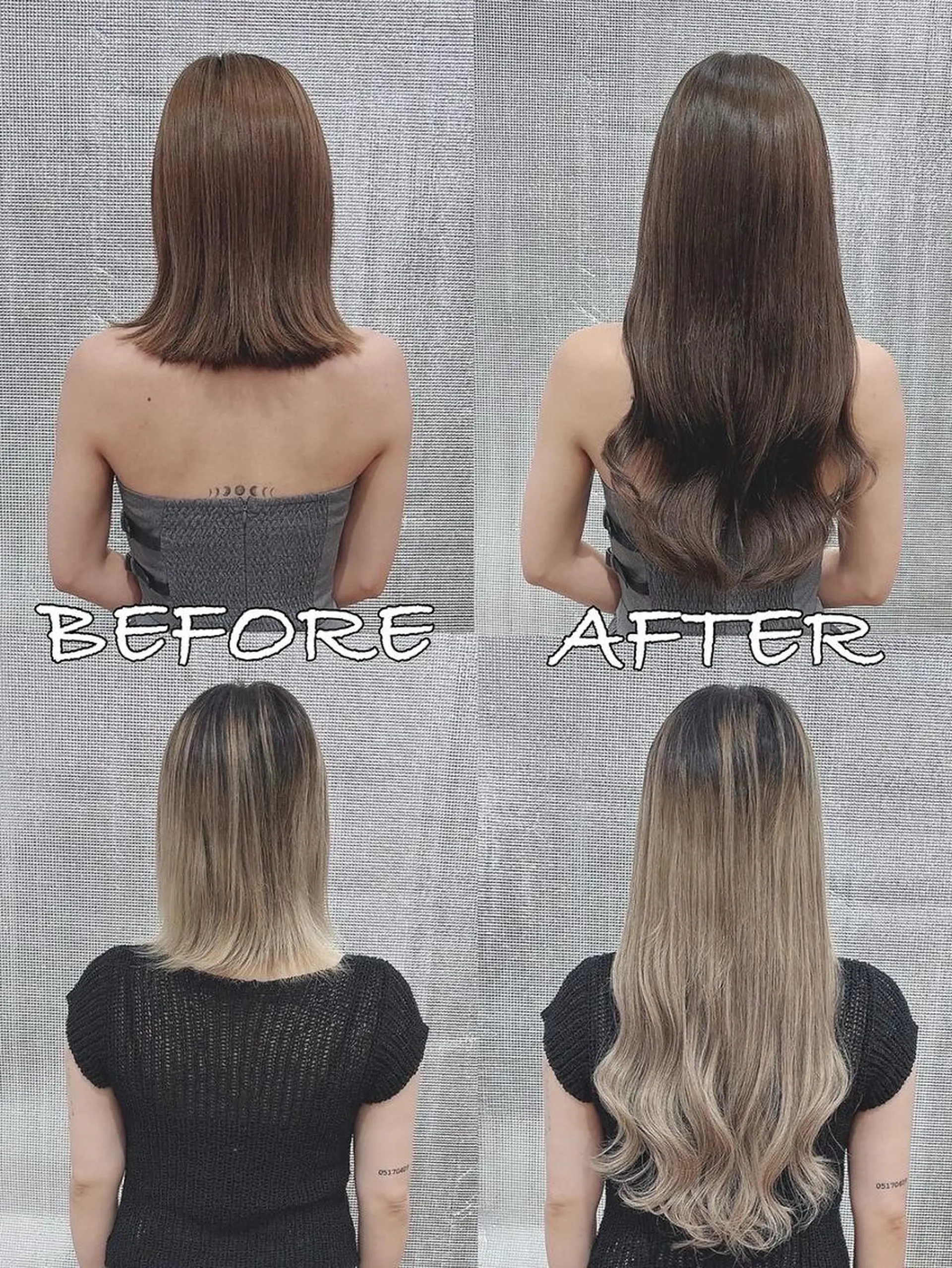 ロング カラー ヘアアレンジ シールエクステ バレイヤージュ ブリーチ ケアブリーチ ダブルカラー LIP 大阪本店 エクステ 堀谷和孝のヘアスタイル