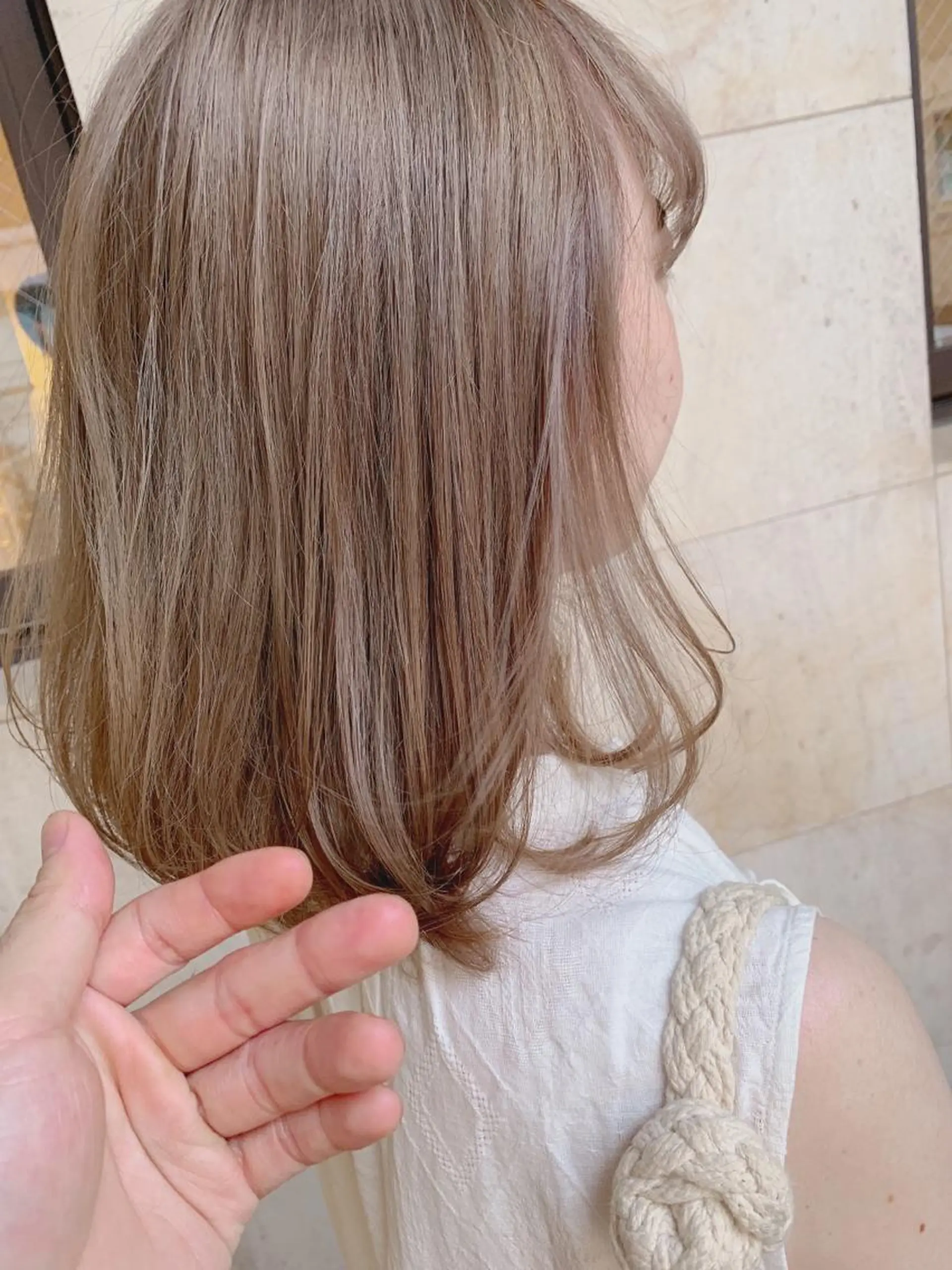 ミディアム カット ヘアカラー トリートメント 高橋 一矢のヘアスタイル