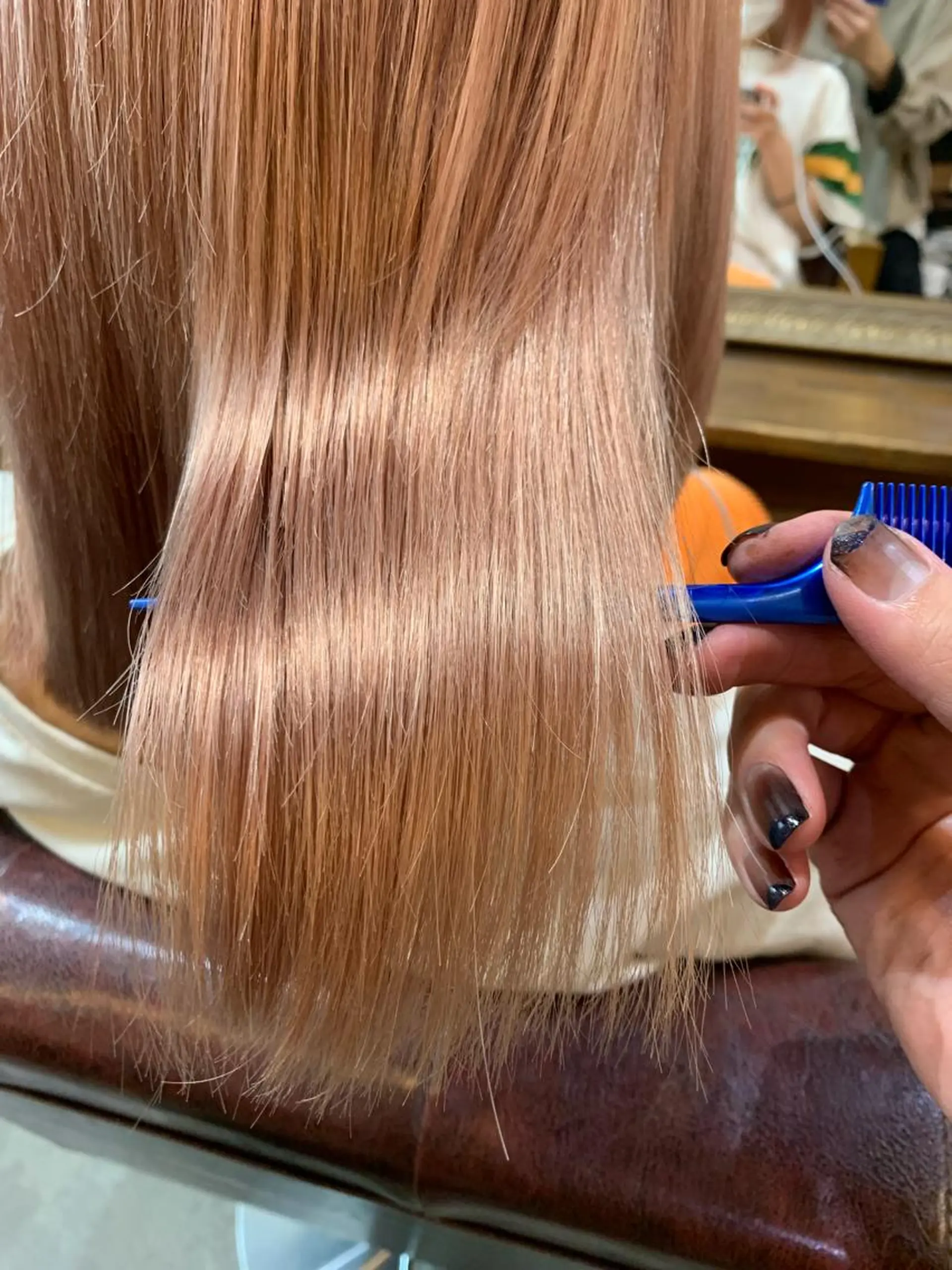 ミディアム ヘアカラー CECIL hair なんば店所属・メンズパーマ 艶髪☆店長☆有馬のヘアスタイル