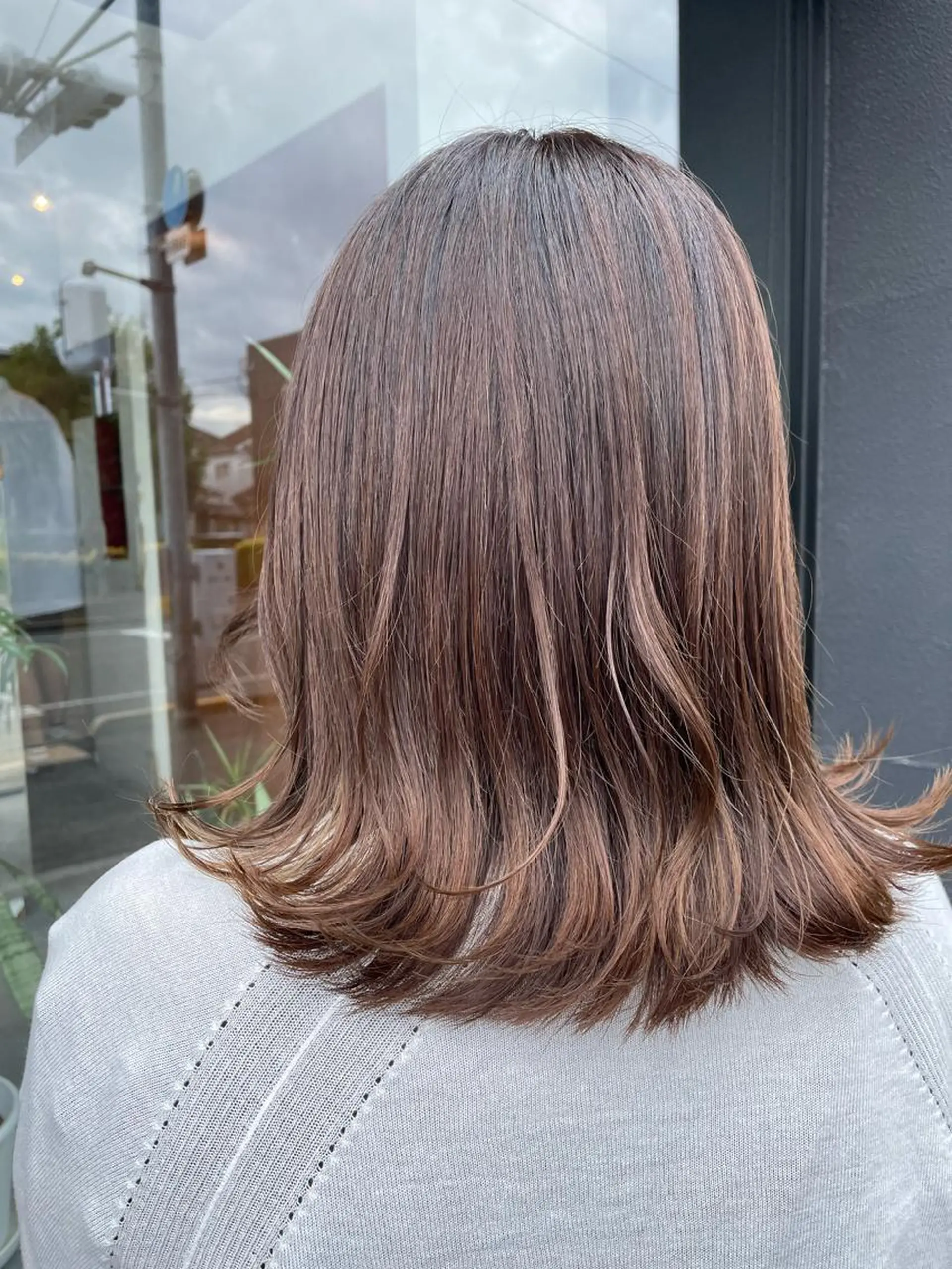 ミディアム カラー ヘアカラー トリートメント 悠 亜のマツエク・マツパデザイン