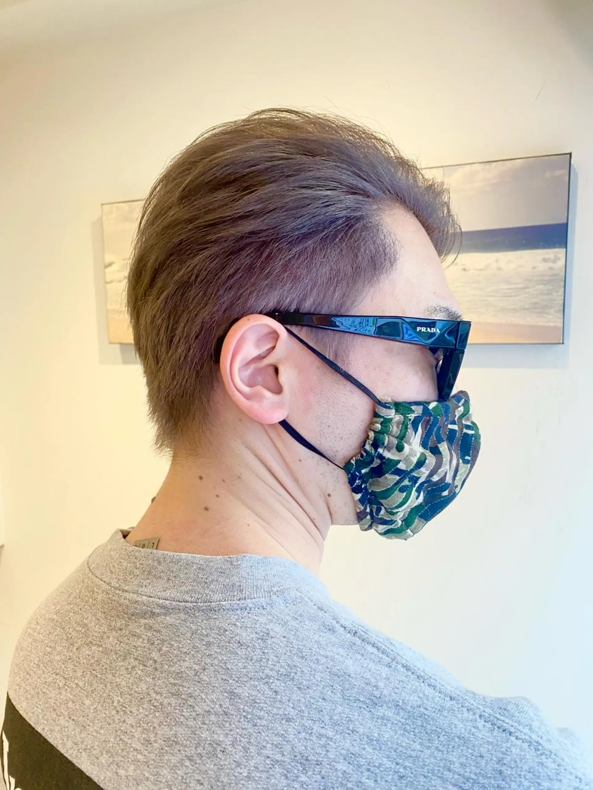 カラー メンズ ヘアカラー kawabe maikoのヘアスタイル