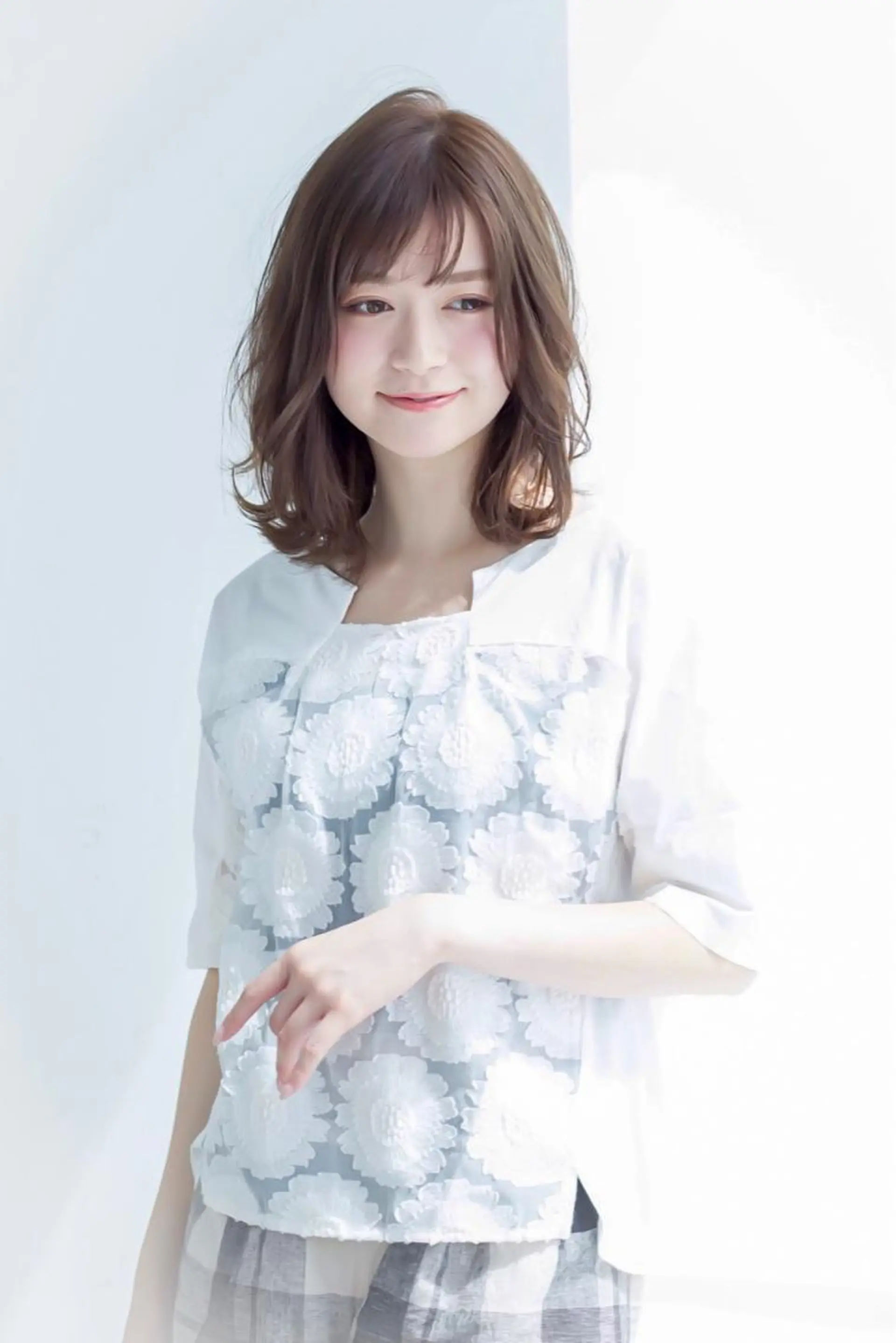 ミディアム カット ヘアカラー トリートメント アルター森川  義則のヘアスタイル