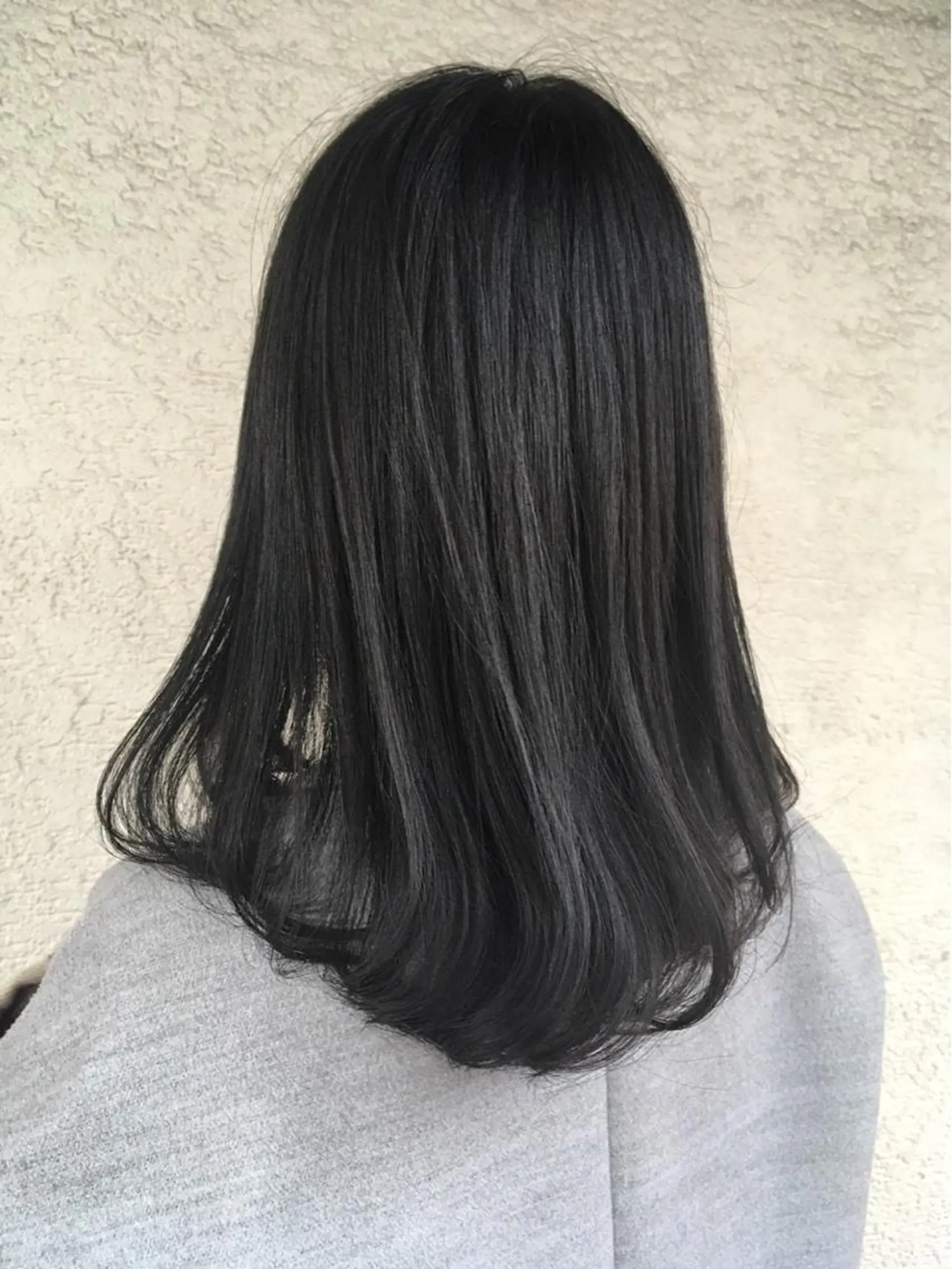 セミロング カラー ブルーカラー ブルージュ flocci🌙 フロクシのヘアスタイル