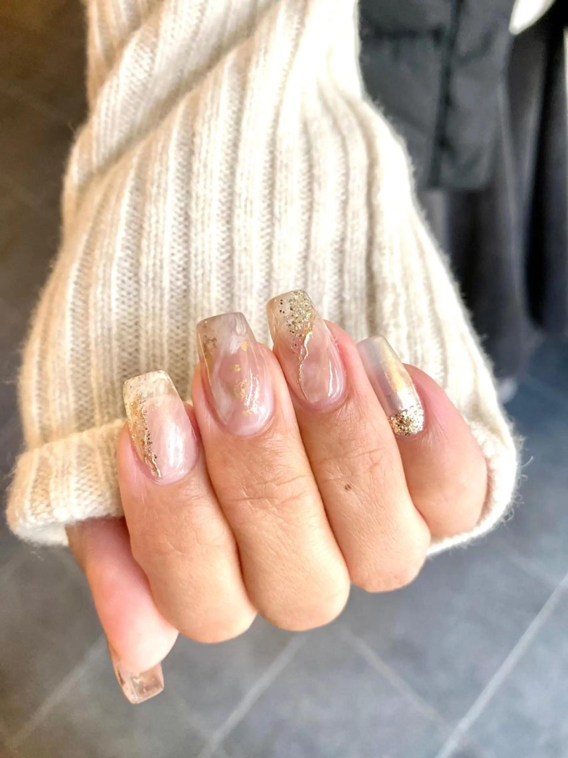 ネイル ニュアンスネイル Lililas サロン&スクールのネイルデザイン