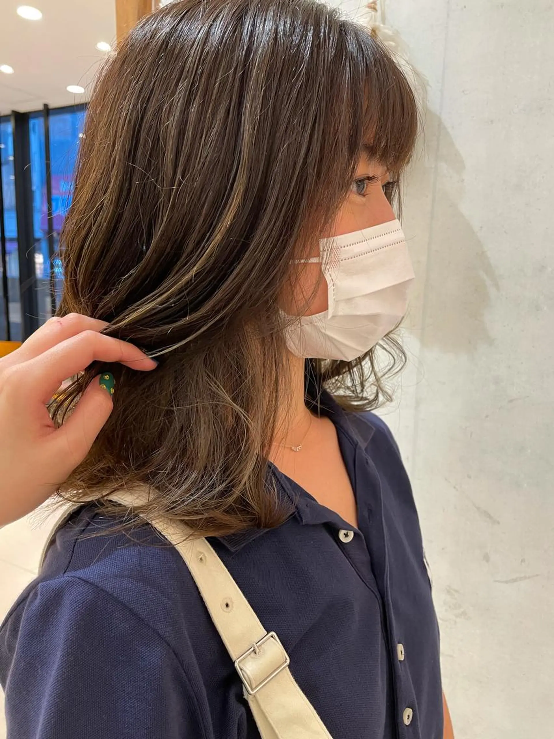 セミロング カラー 🩵ANELA東口 齋藤琴音💚のマツエク・マツパデザイン