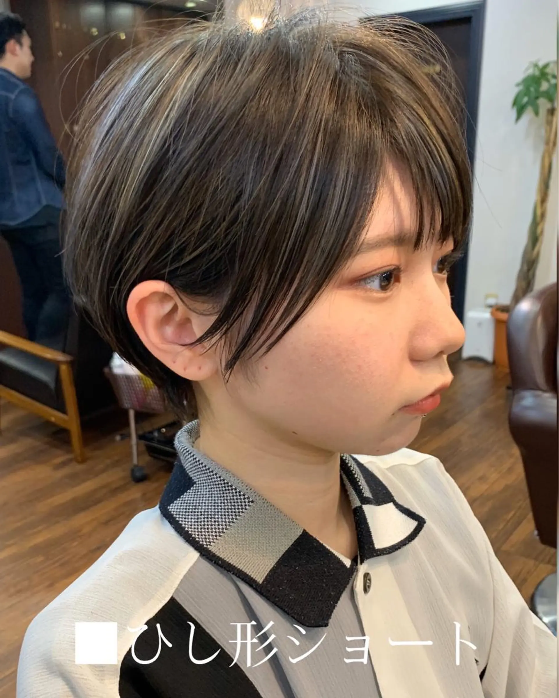 ショート 縮毛矯正/ショート/ レイヤー/畑中正敏のヘアスタイル