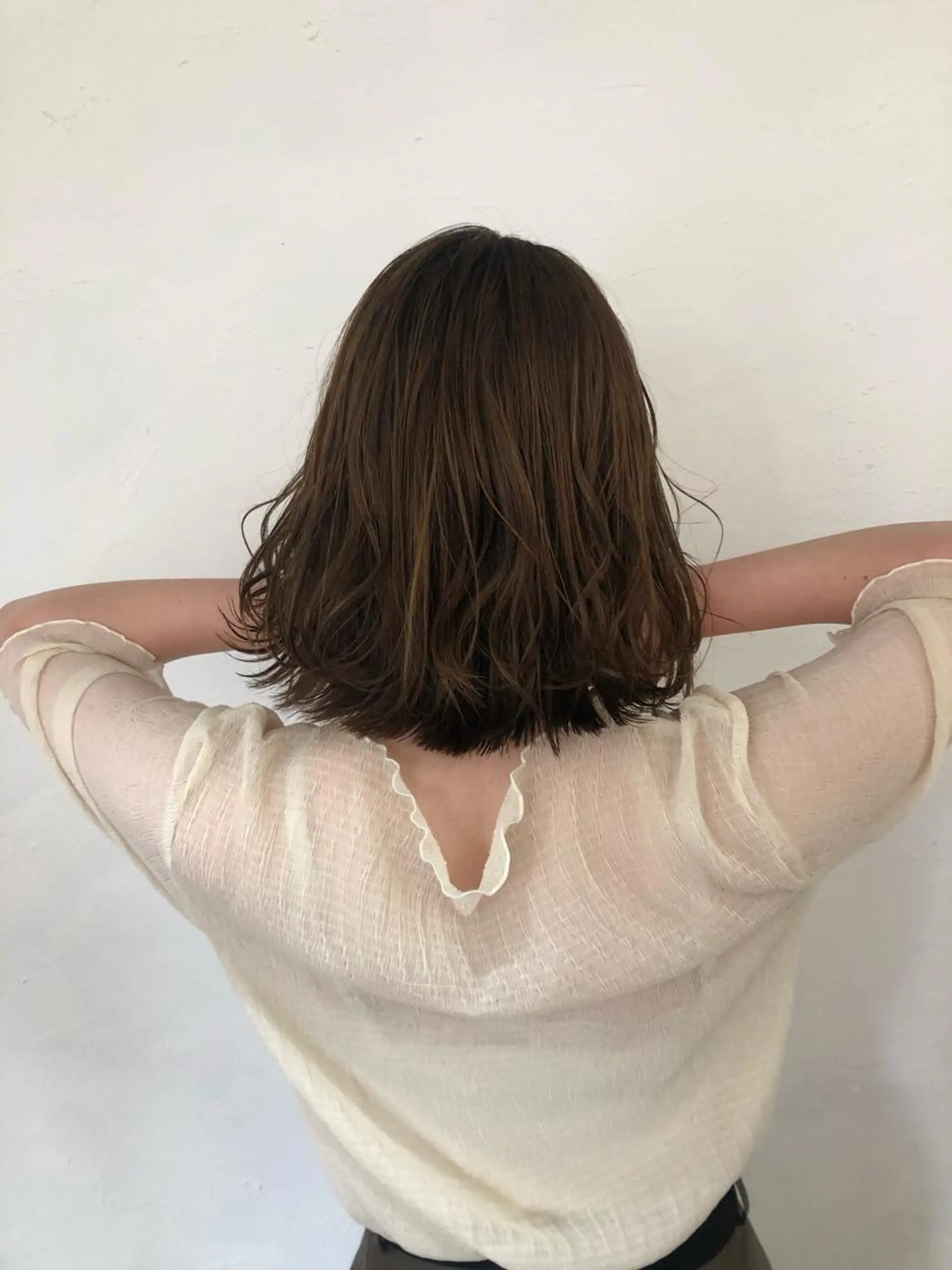 ミディアム カラー 冨木 雄斗のヘアスタイル