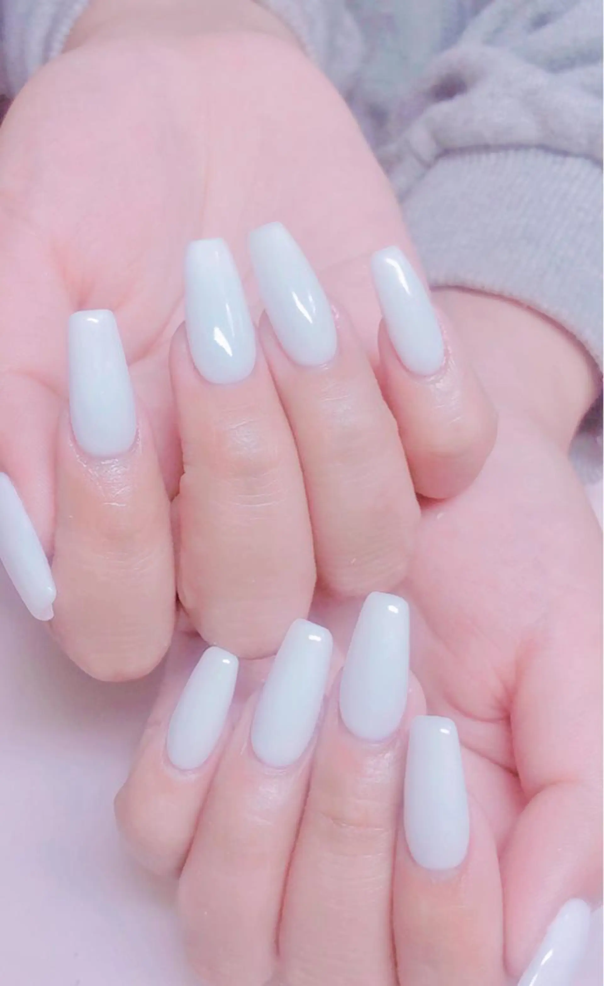 ネイル ハンドネイル ハンドケア ハク キのネイルデザイン