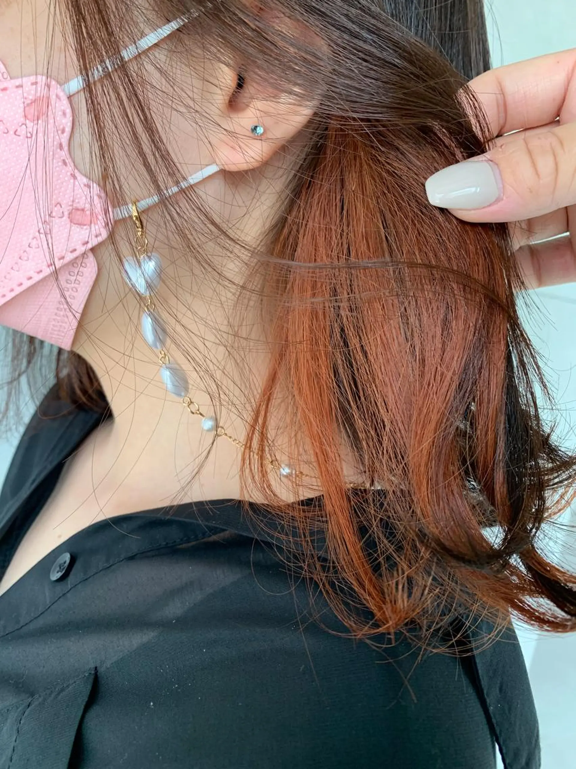 カラー オレンジ hair make addict (ヘアーメイク アディクト)所属・addict⭐️ 江川　颯也💎のヘアスタイル