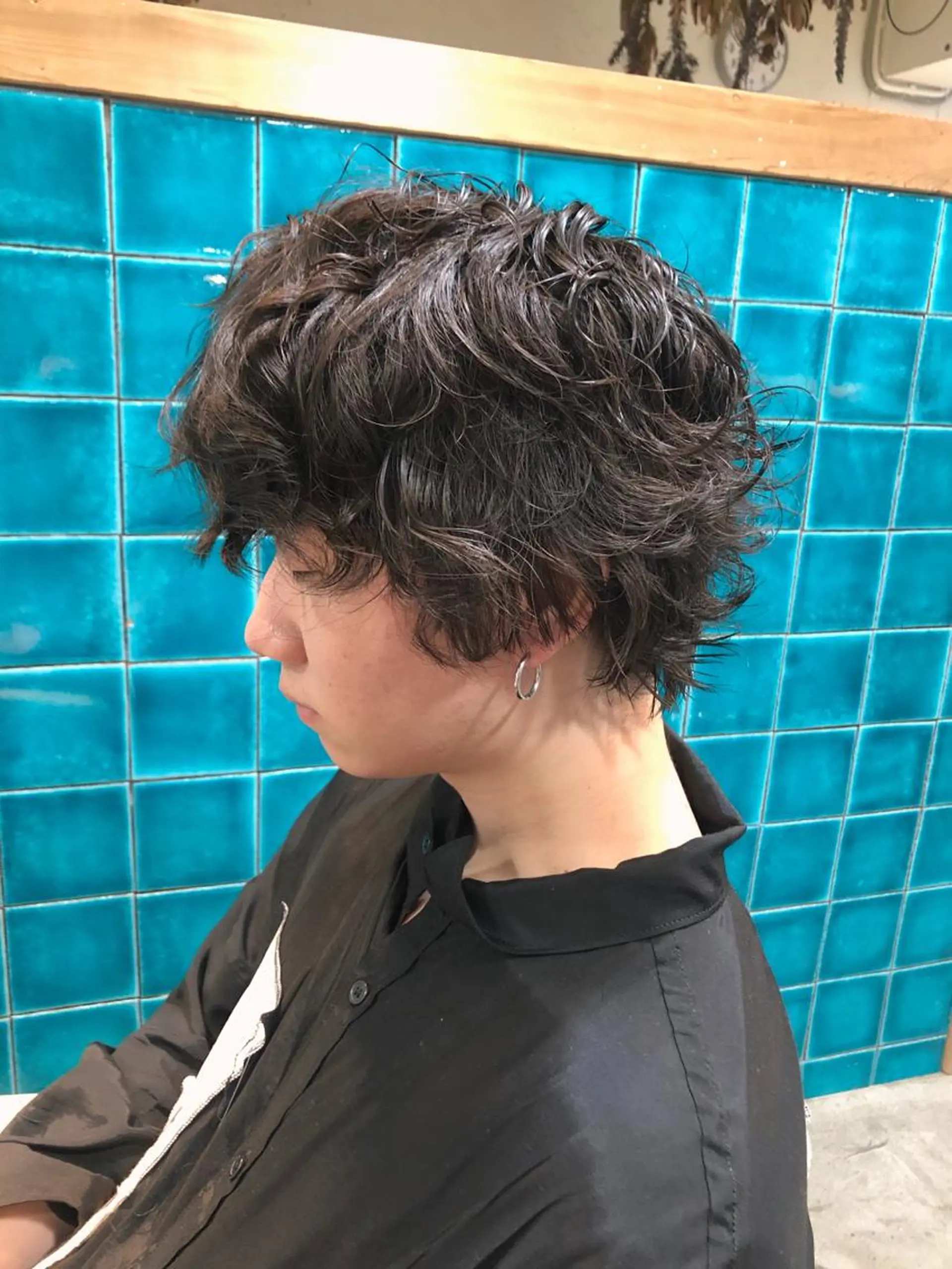 ミディアム パーマ ミディアムパーマ クロエ新宿所属・❏アンニュイパーマ 川原畑 拓也❏のヘアスタイル