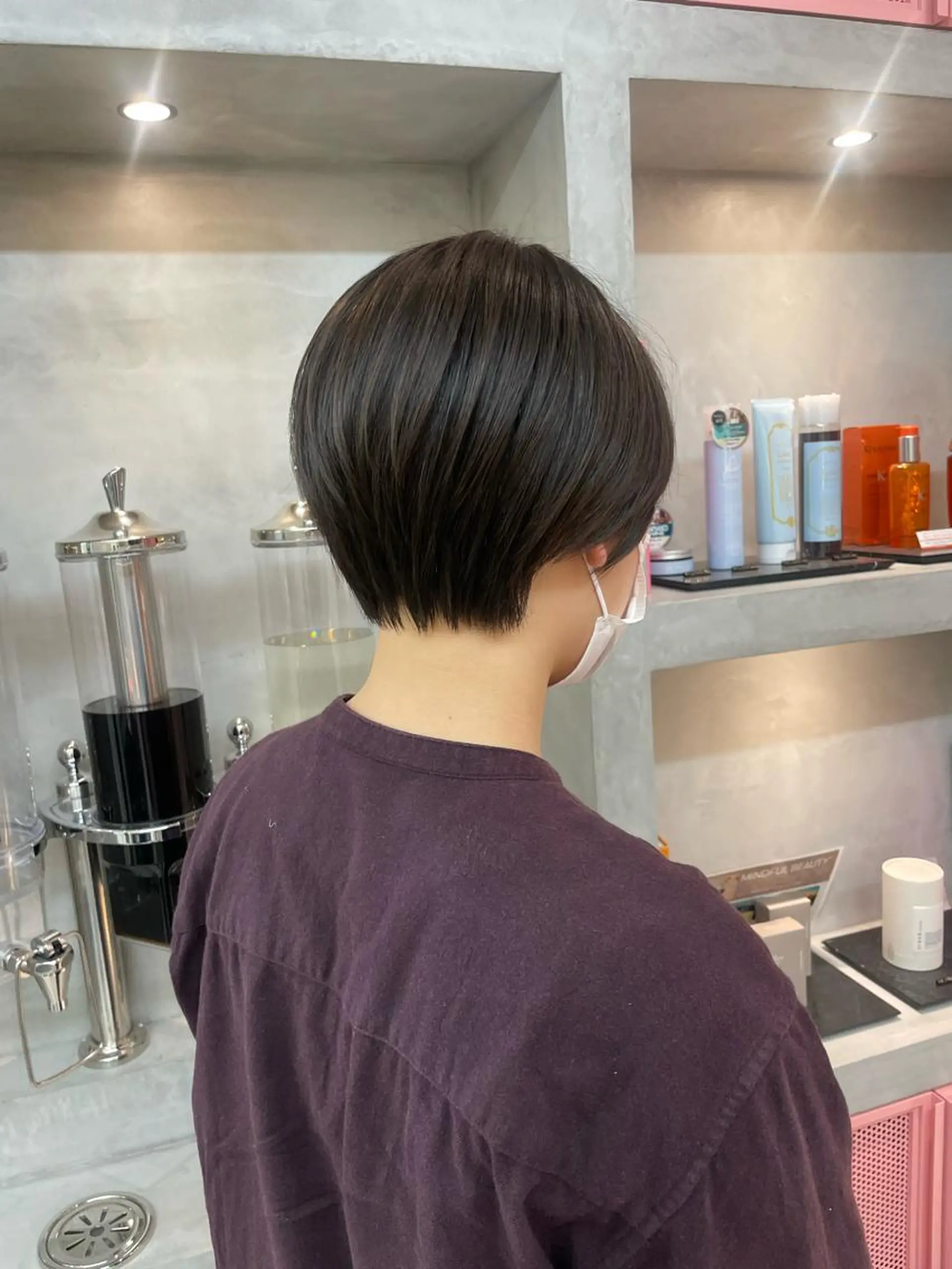 ショート Misaki /ボブ/縮毛矯正のヘアスタイル