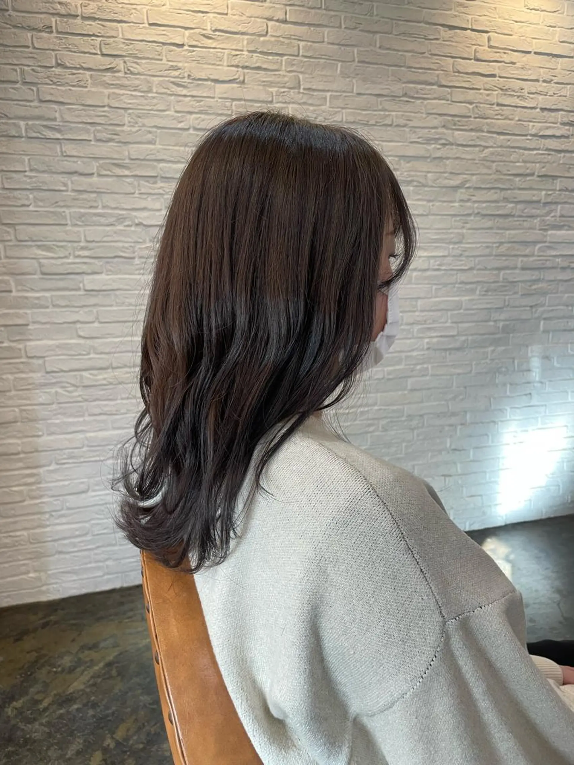 ミディアム カラー カット ヘアカラー 松田 憲人のヘアスタイル