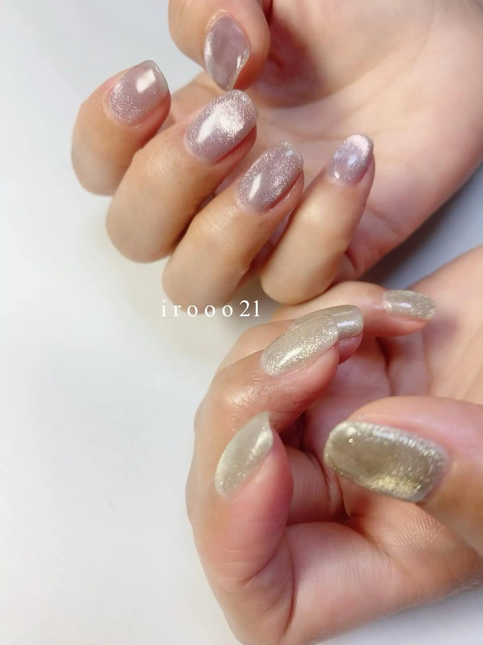 ネイル ジェルネイル マグネットネイル ハンドネイル irooo 21のネイルデザイン