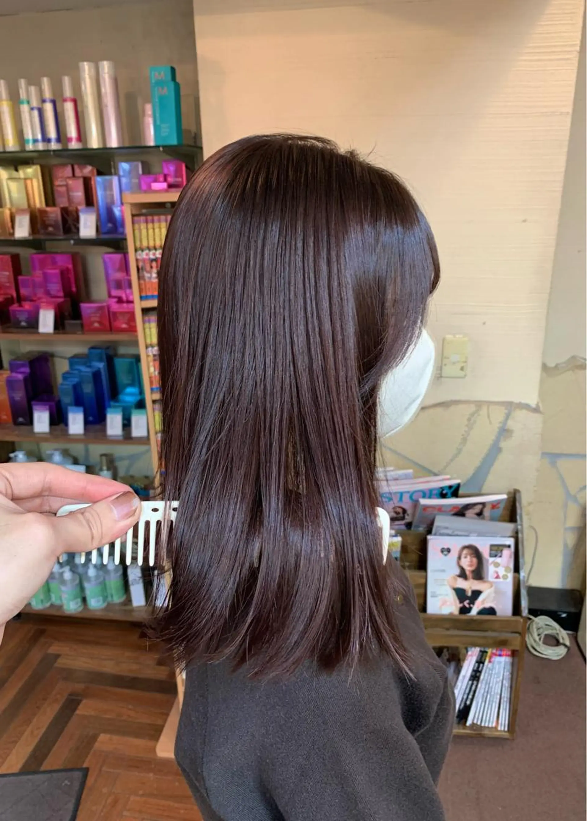 ミディアム カラー ベージュカラー ラベンダーカラー ラベンダーベージュ LUMO所属・矢野 晃平のヘアスタイル