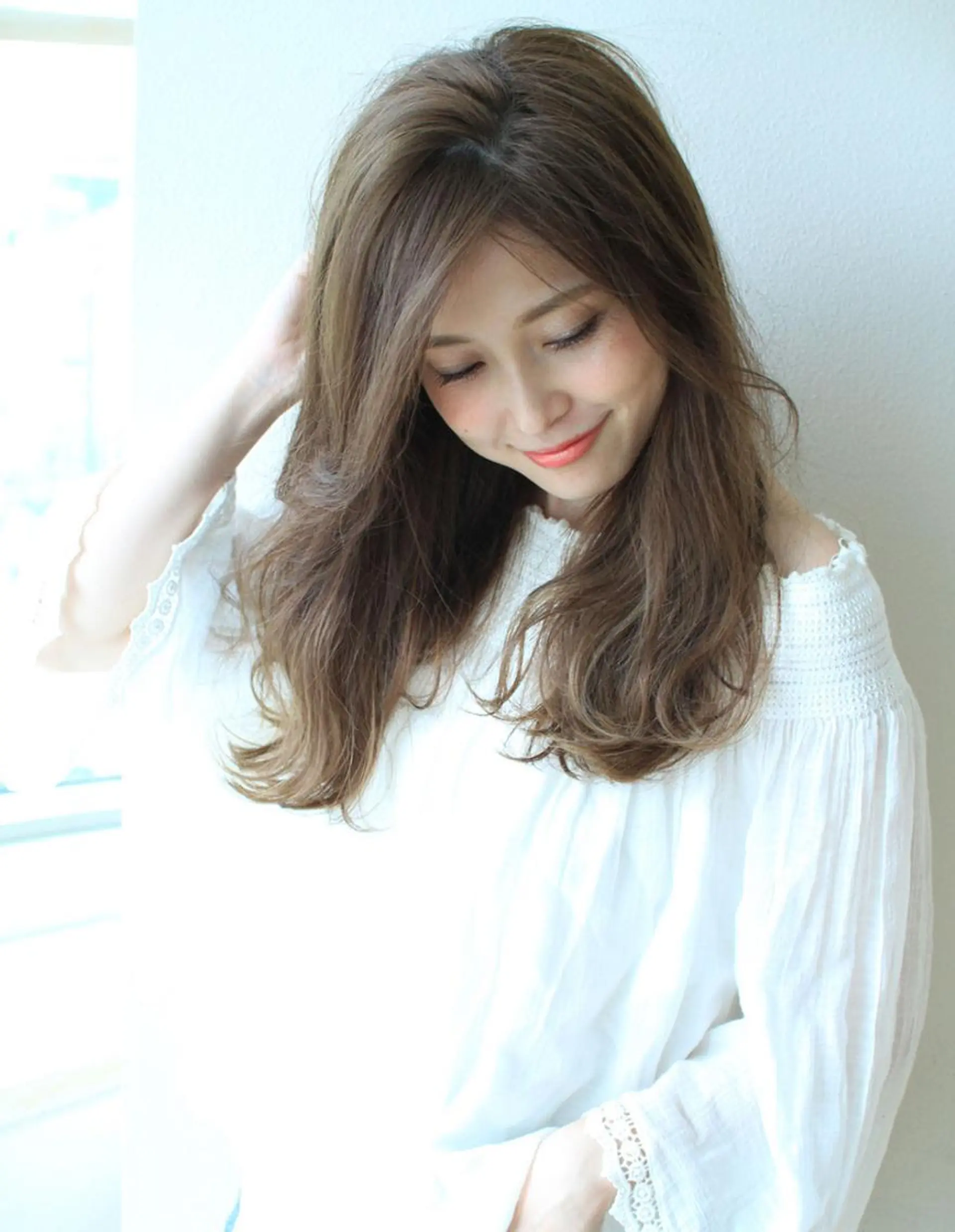 ミディアム カラー Silk-lei【銀座店】所属・銀座/美髪縮毛矯正 /髪質改善/山本翔華のヘアスタイル