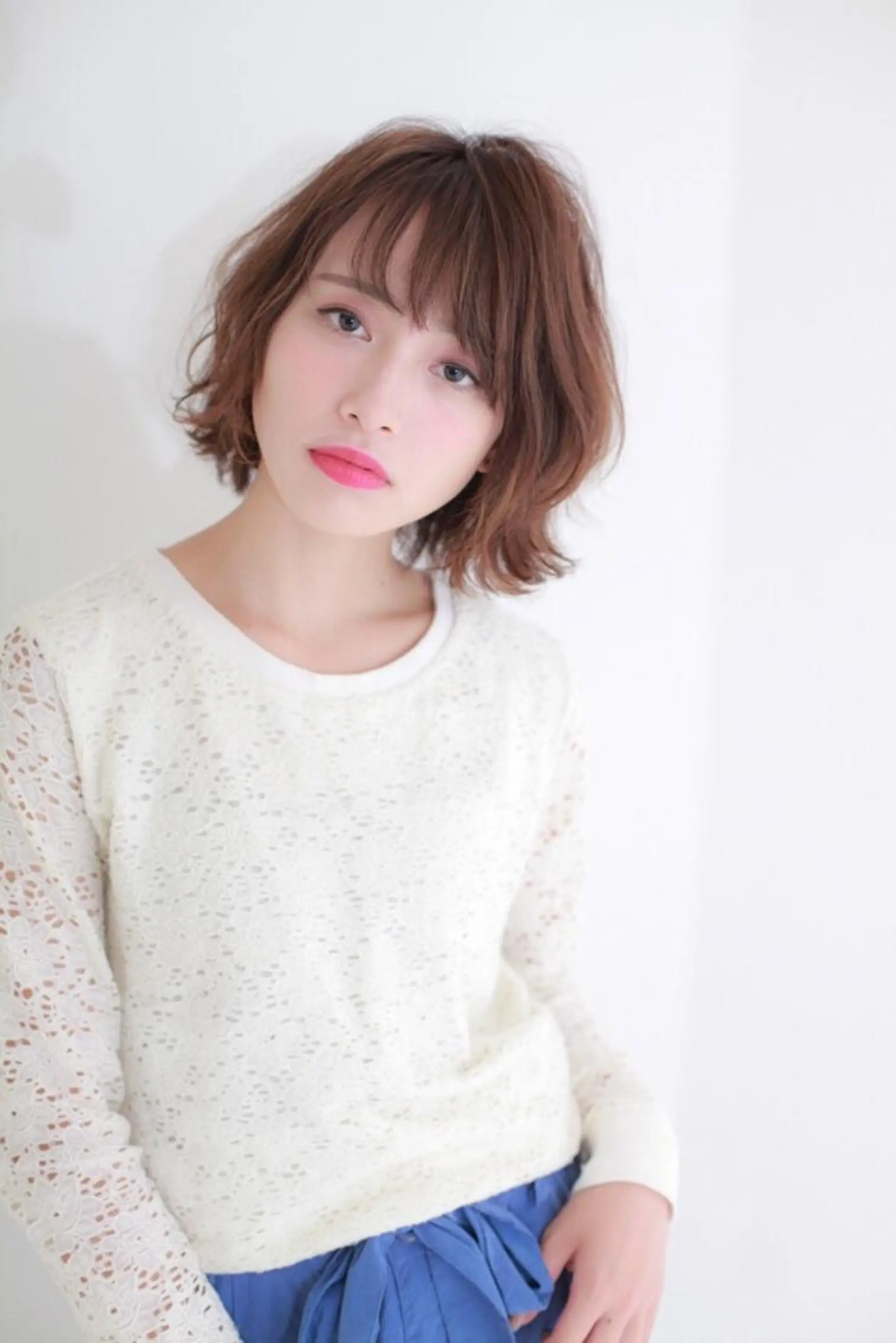 ショート 髪質改善\酸熱TR カット【店長】のヘアスタイル