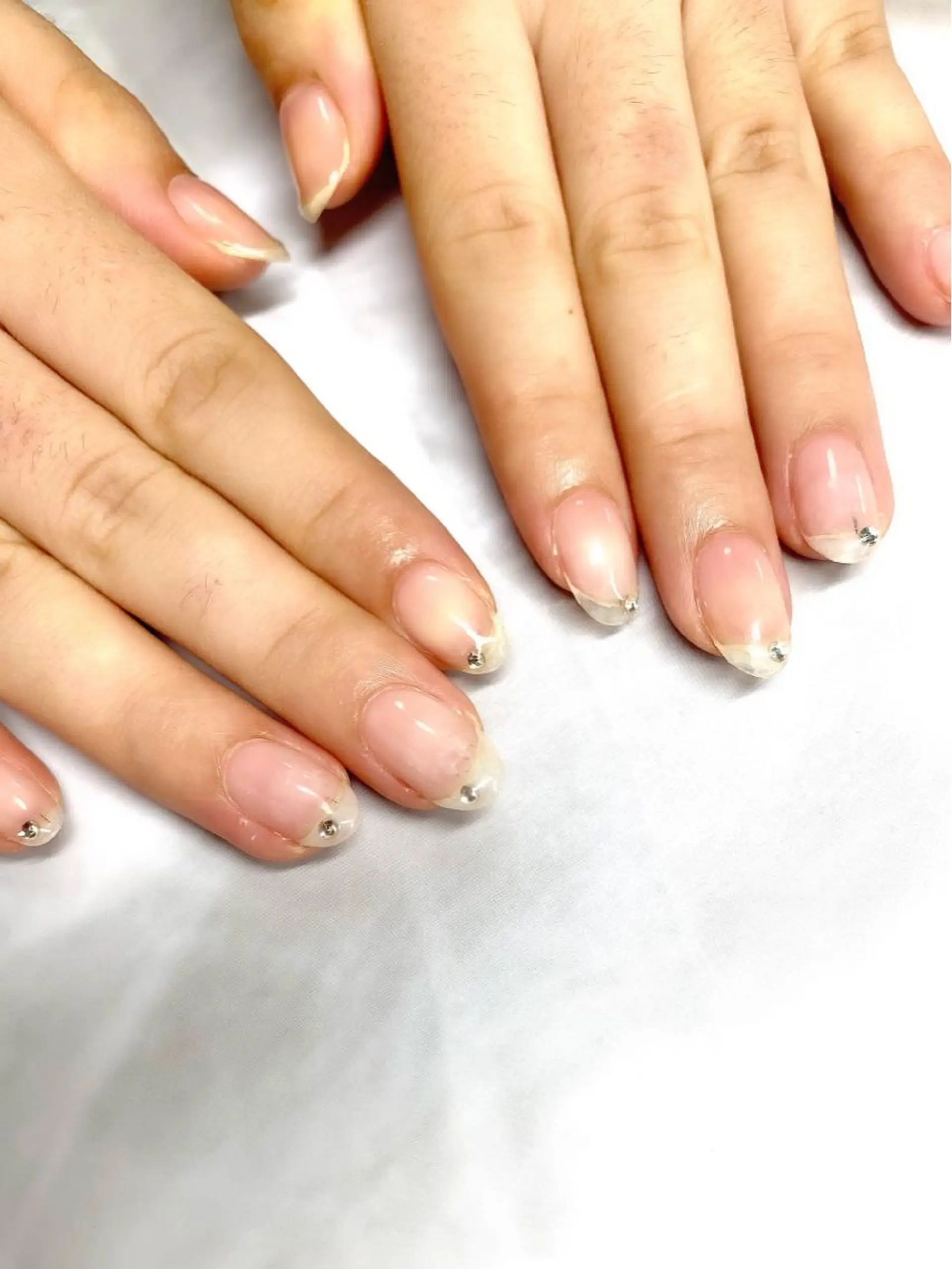 ネイル クリアネイル フットネイル ジェルネイル 韓国ネイル オフィスネイル clover nailのネイルデザイン