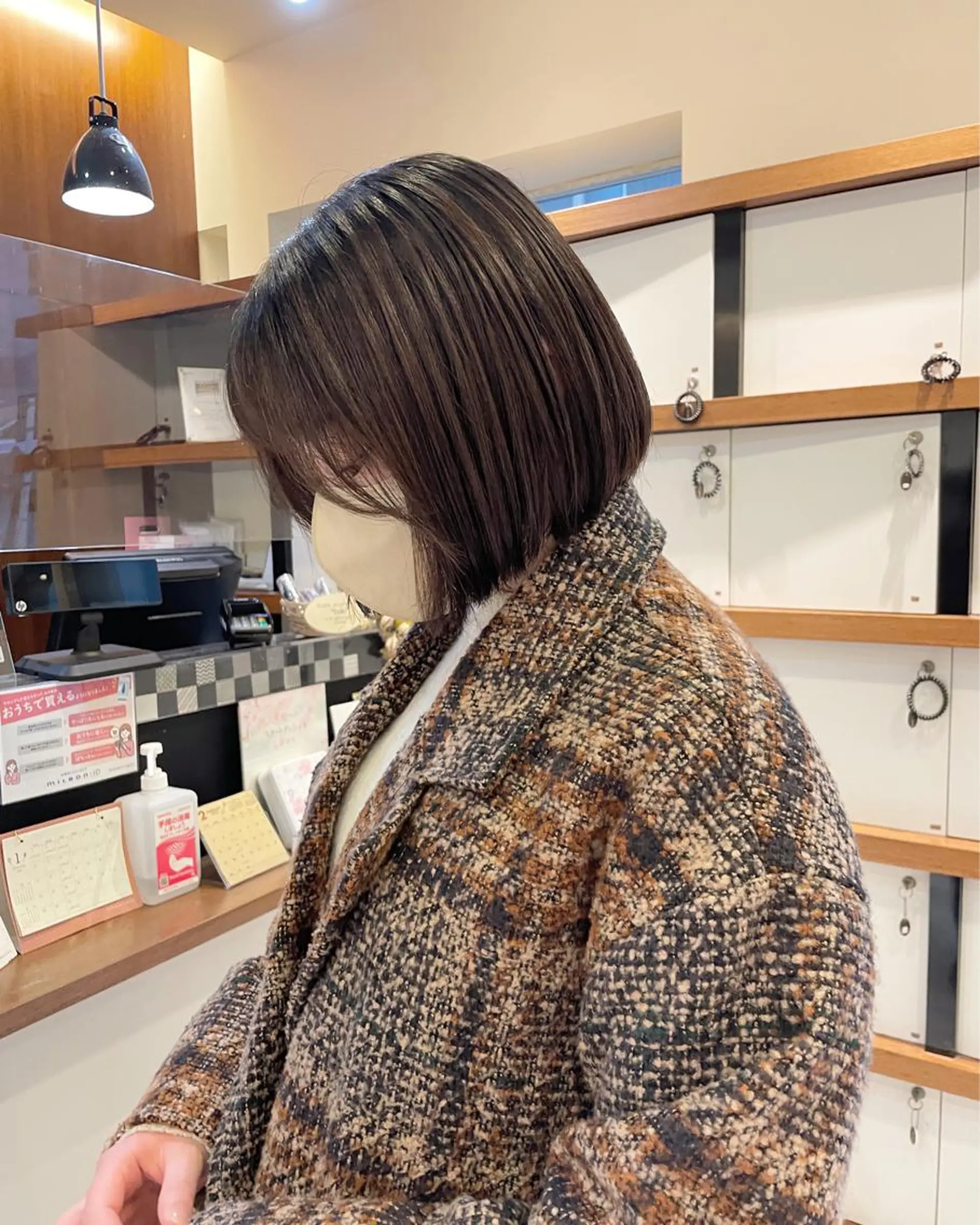 ショート R-5 shonandai所属・🍋透け感カラー🍃 オリーブ🍐Kahoのヘアスタイル