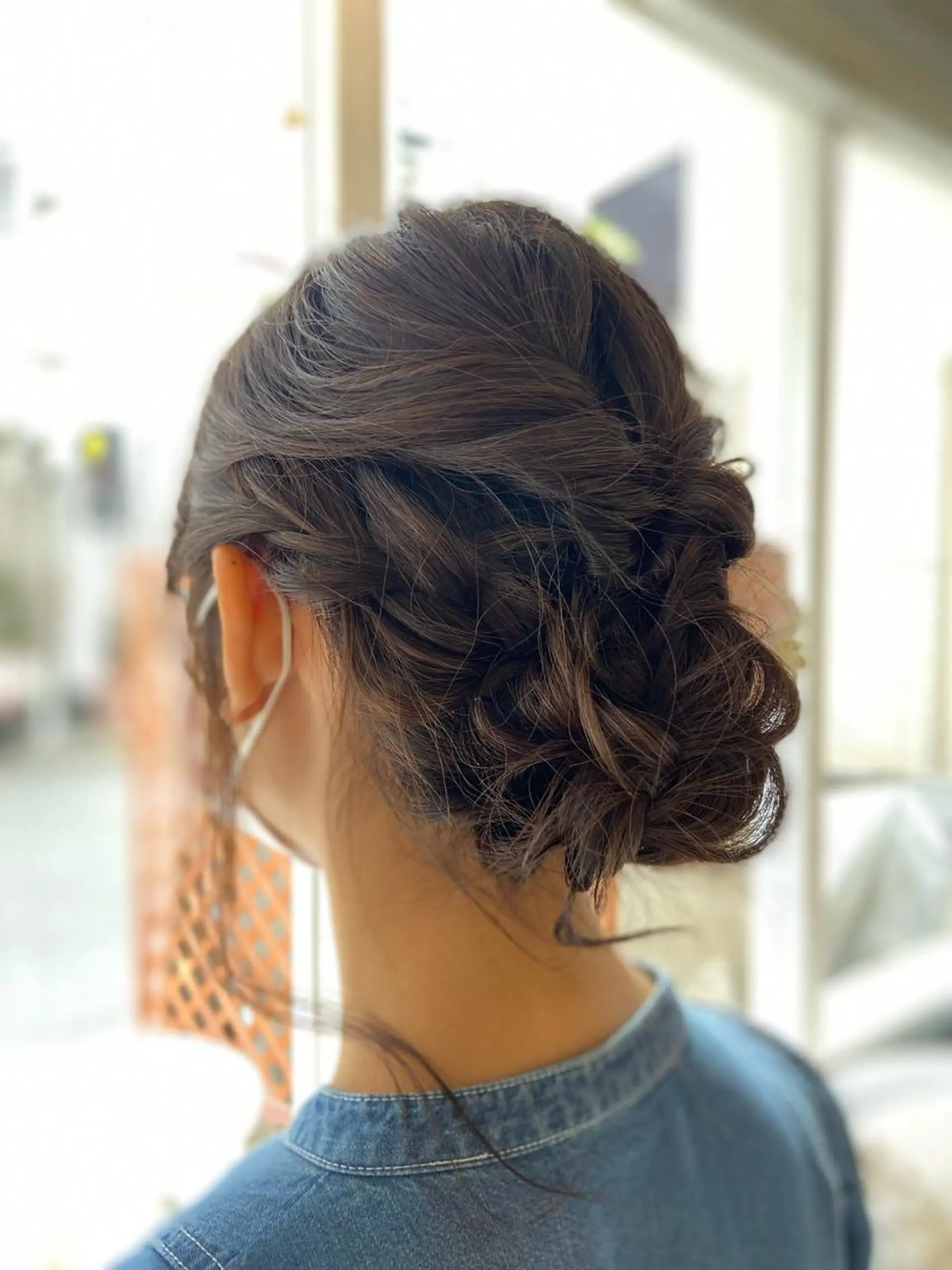 ヘアアレンジ 浴衣 菊地 美憂のヘアスタイル