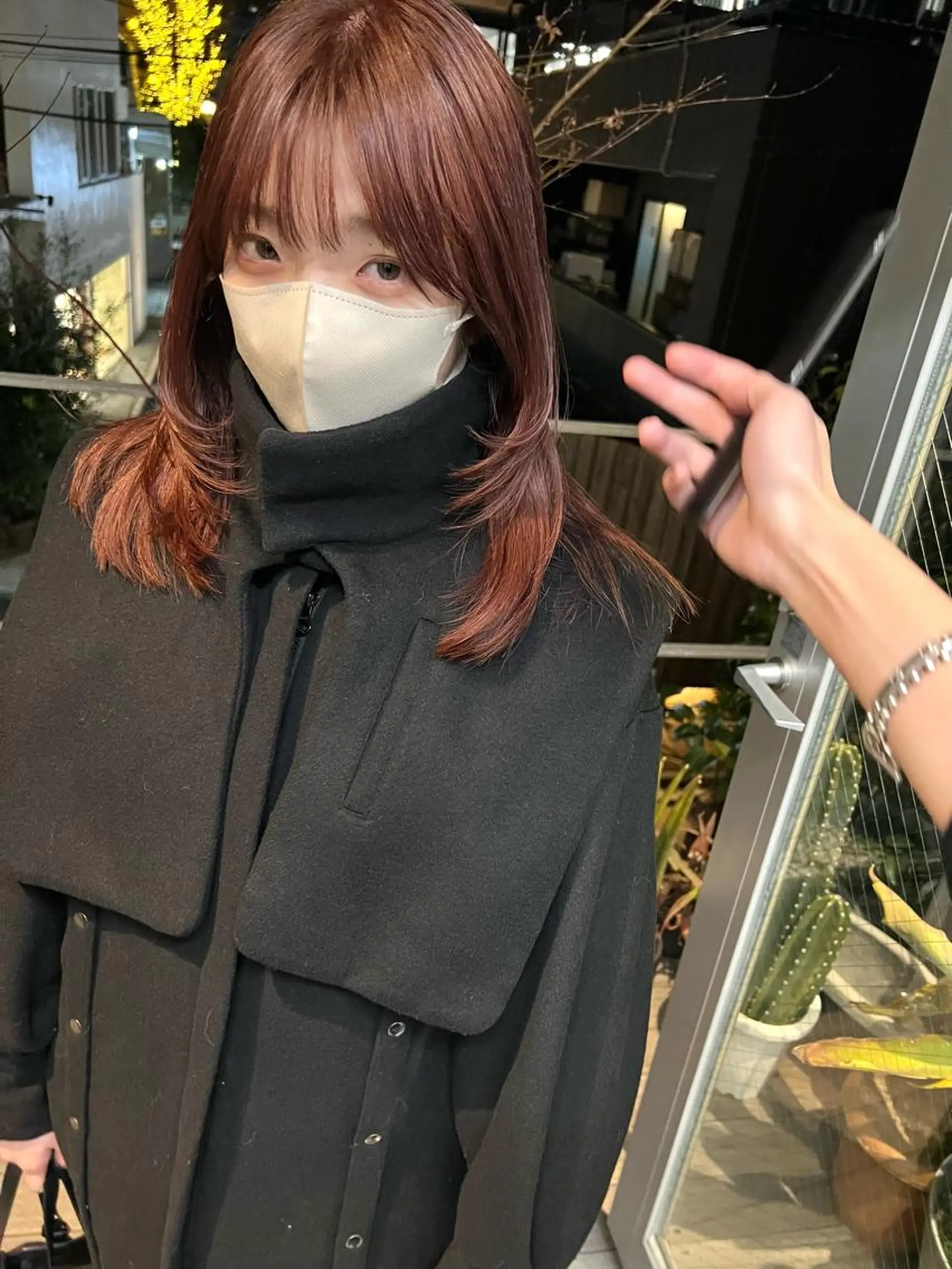 ミディアム カラー レイヤーカット sakoda shunkiのヘアスタイル