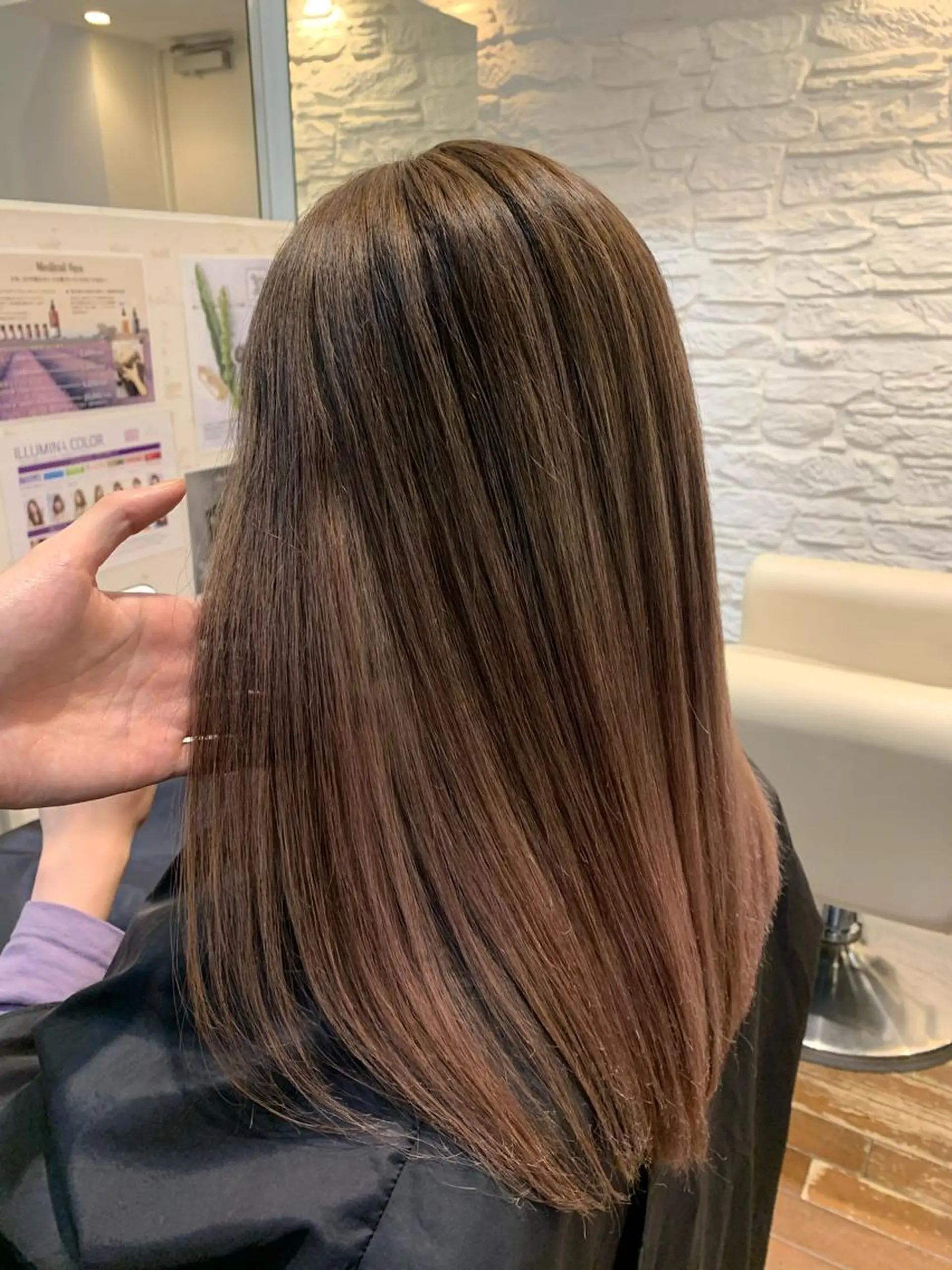 カラー バレイヤージュ ヘアカラー トリートメント STELLA所属・心斎橋なんば 大野竜輝のヘアスタイル