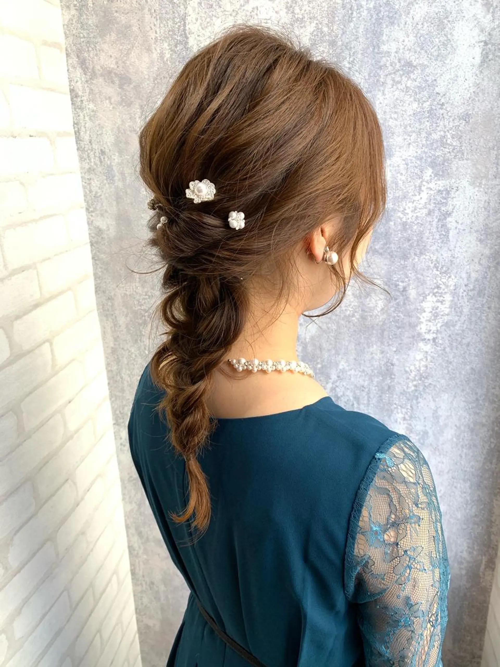 セミロング ヘアアレンジ セミロングパーマ アッシュ ボブ 外国人風カラー ハイライト Zina福岡天神店 艶髪/レイヤー/小顔のヘアスタイル