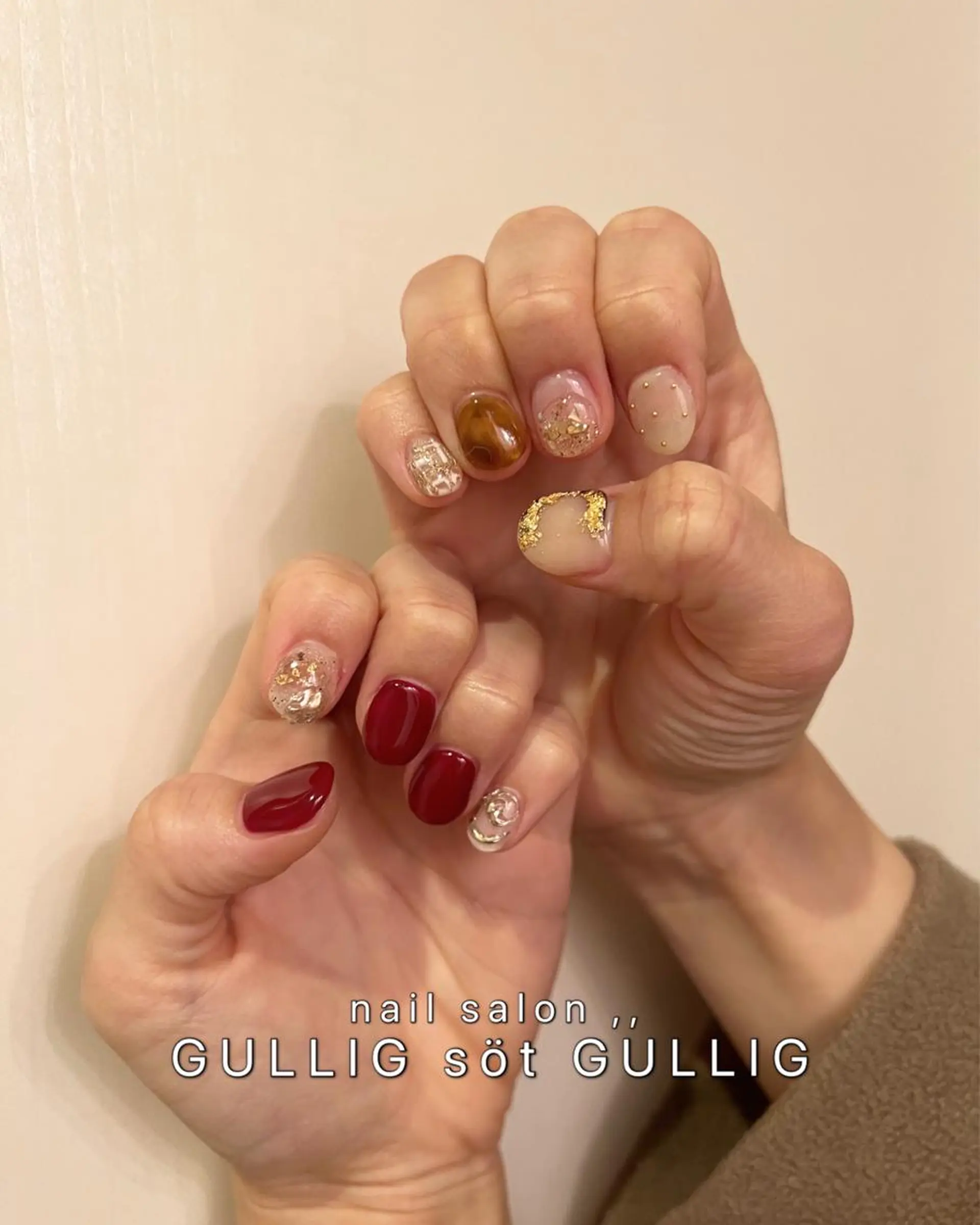 ネイル ハンドネイル フットネイル GULLIG söt GULLIGのネイルデザイン