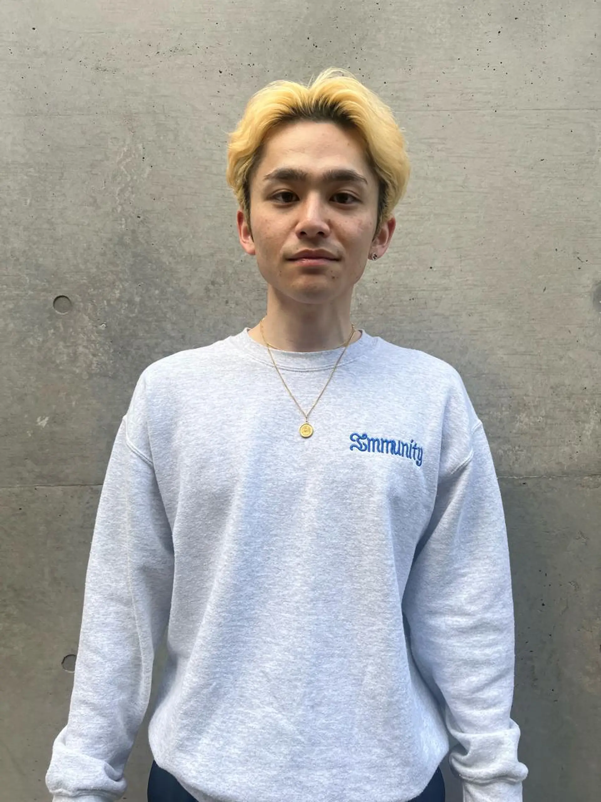 ミディアム メンズ カット ヘアカラー メンズスタイリスト リュウジのヘアスタイル