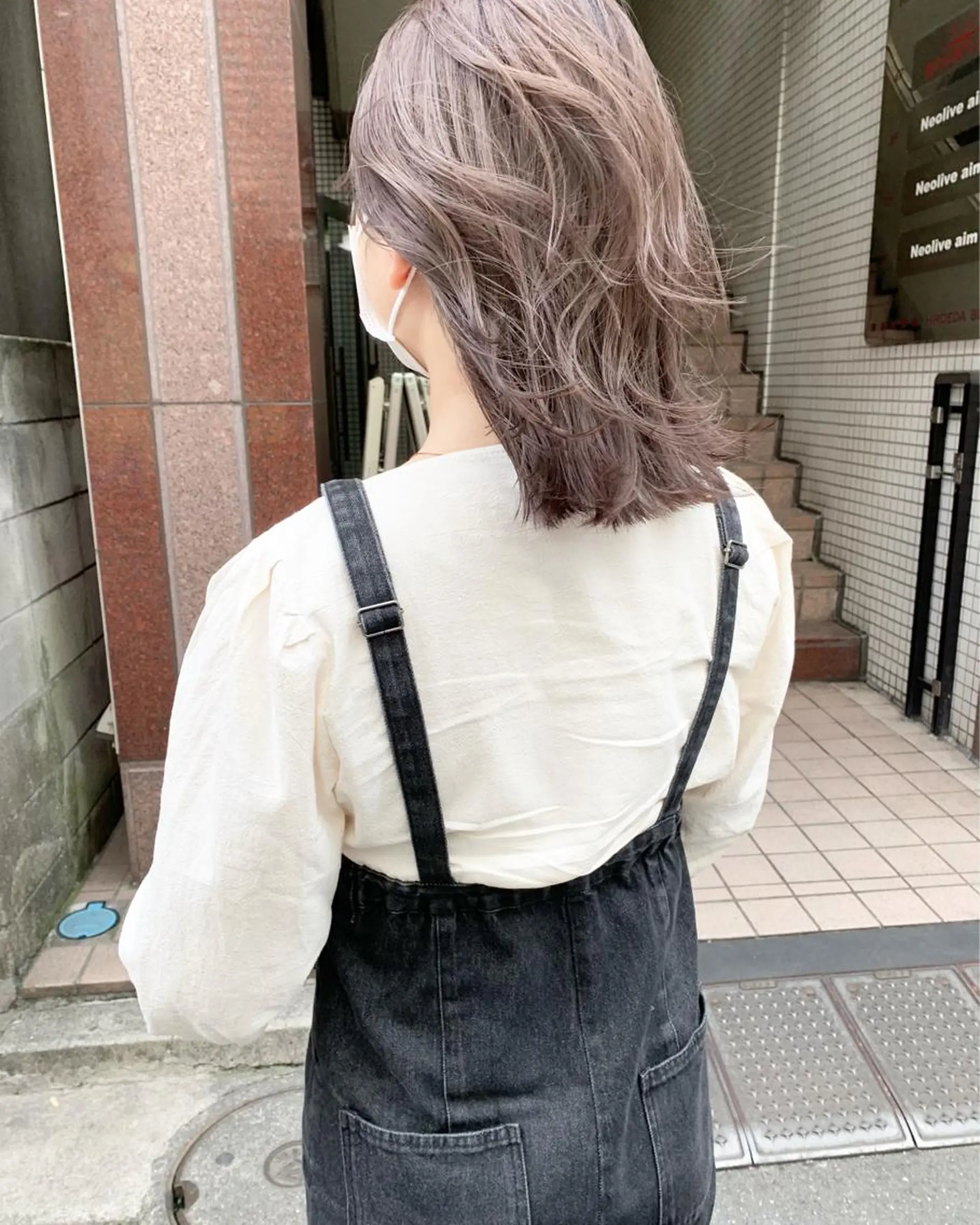 ミディアム カラー ヘアアレンジ ベージュカラー 🌿ショート🌿 パーマ🌿淳平のヘアスタイル