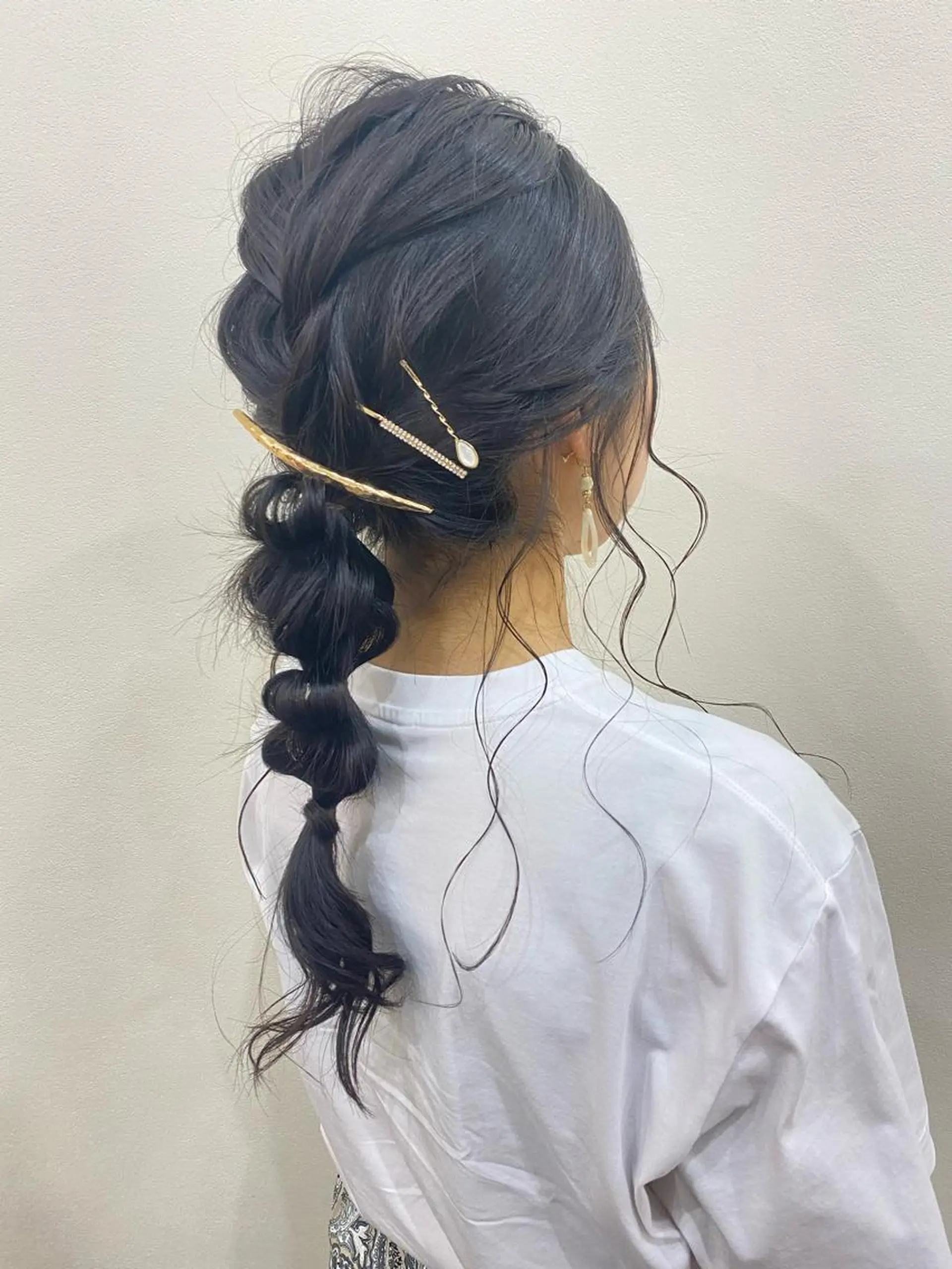 ロング 内田 遥香のヘアスタイル