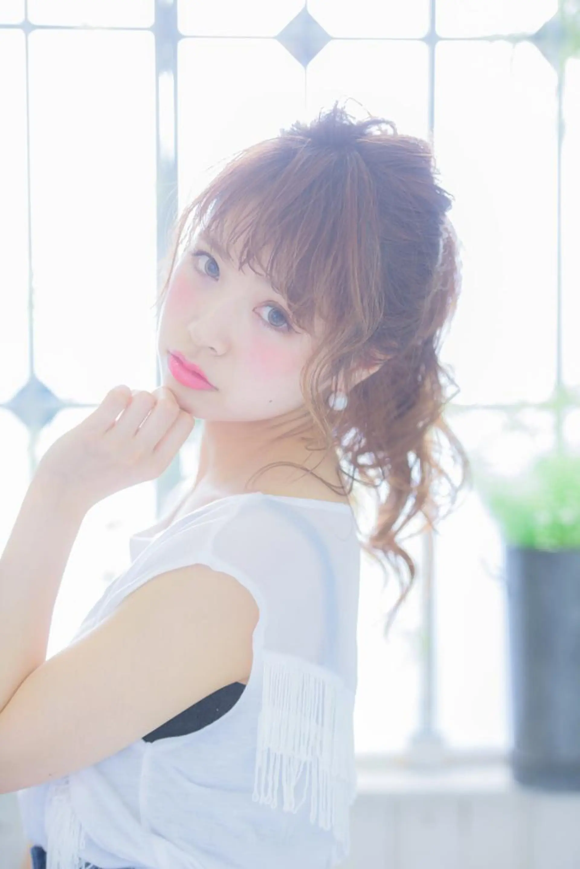 セミロング カラー ヘアアレンジ ベージュカラー 透明感カラー ミルクティーベージュ ✨ハイクオリティ✨ 山本香也のヘアスタイル