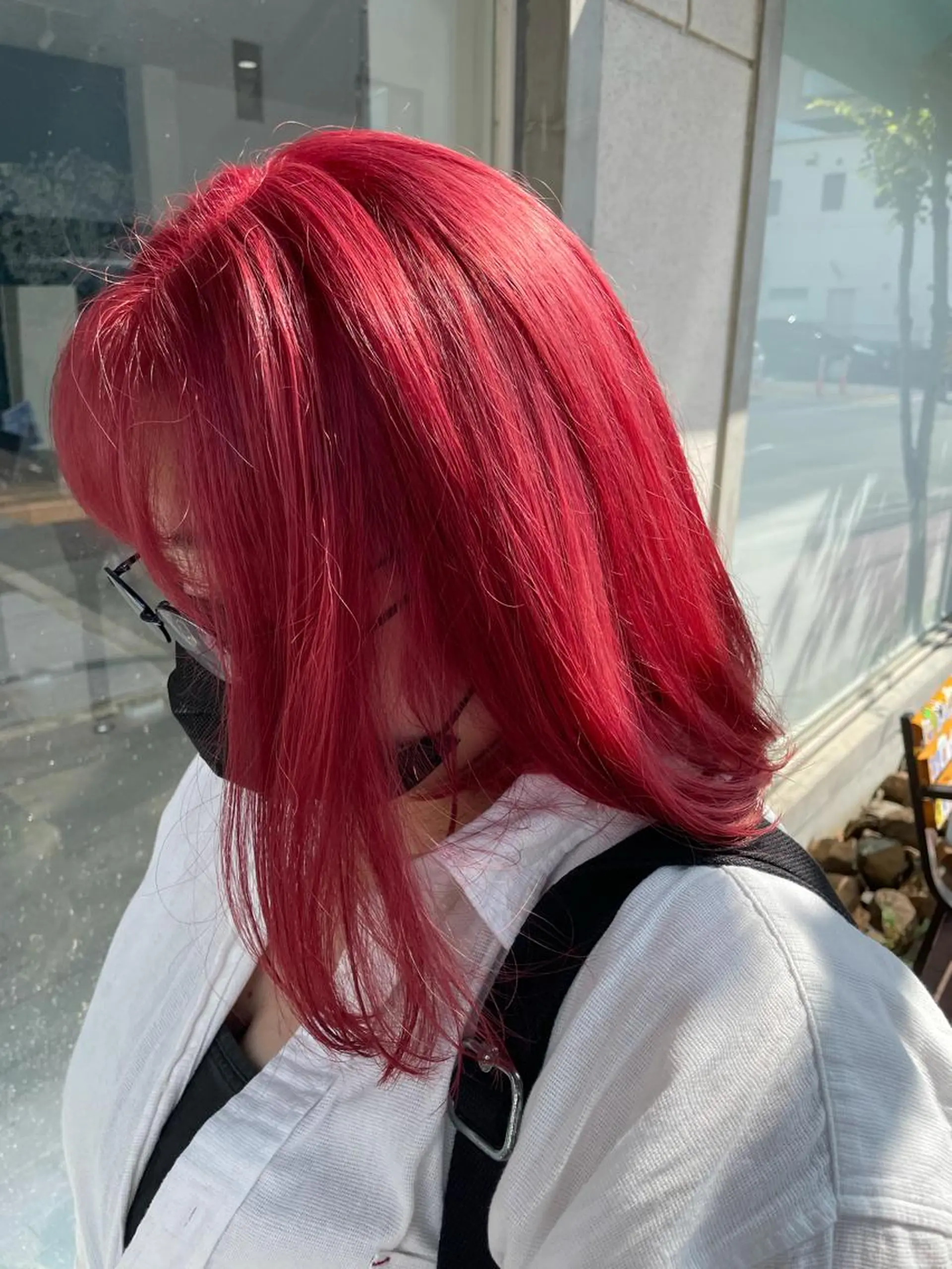 ショート カラー ALOHANA 津店所属・TSUBASA▫️ ブリーチ#エクステのヘアスタイル