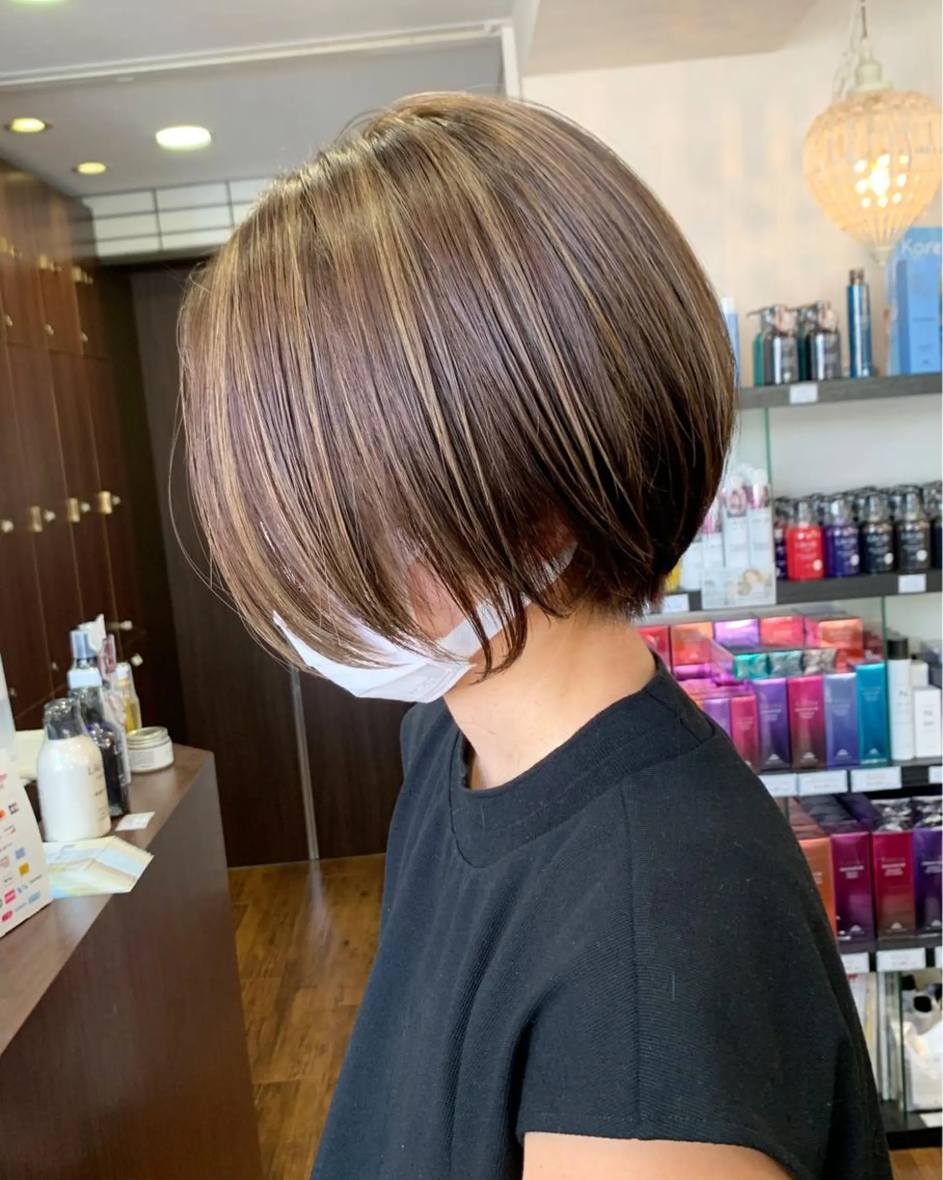 ショート カット 縮毛矯正/ショート/ レイヤー/畑中正敏のヘアスタイル