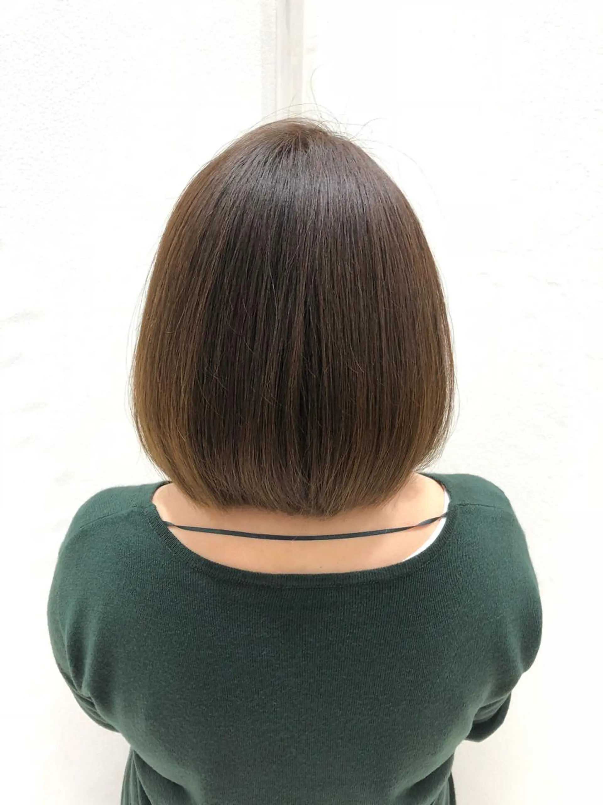 ショート カラー グレージュ ミント ショート/白髪ぼかし 君和田若菜のヘアスタイル