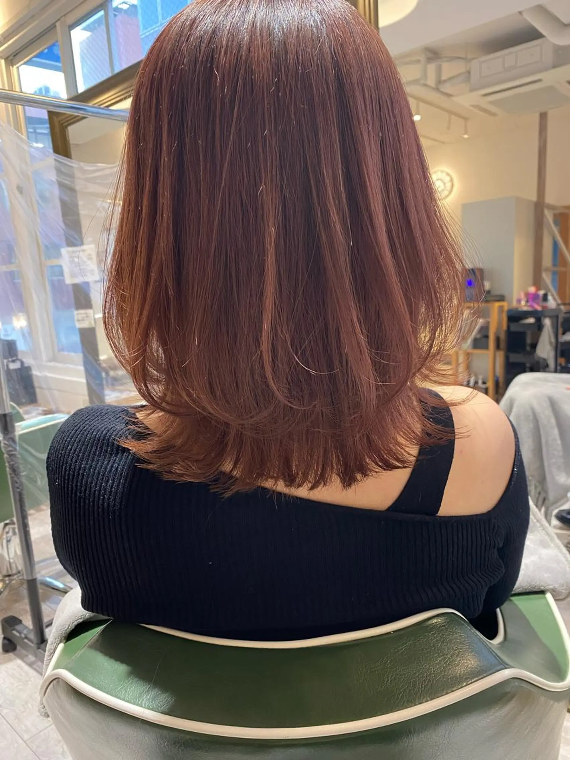 ミディアム カット ヘアカラー トリートメント LEAF所属・縮毛矯正の達人 山北　　直哉のヘアスタイル