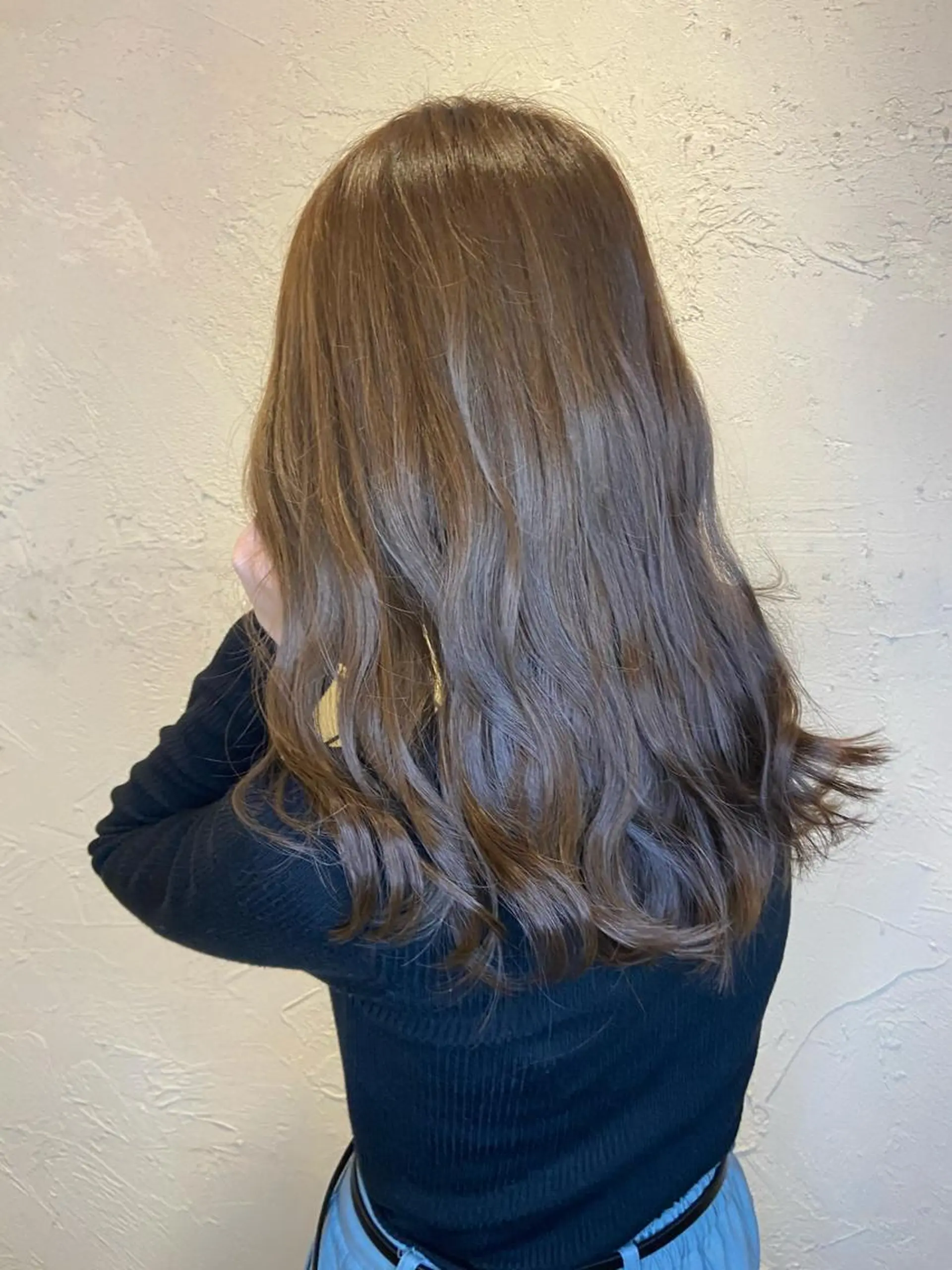 ロング カラー 馬場 瑞穂のヘアスタイル