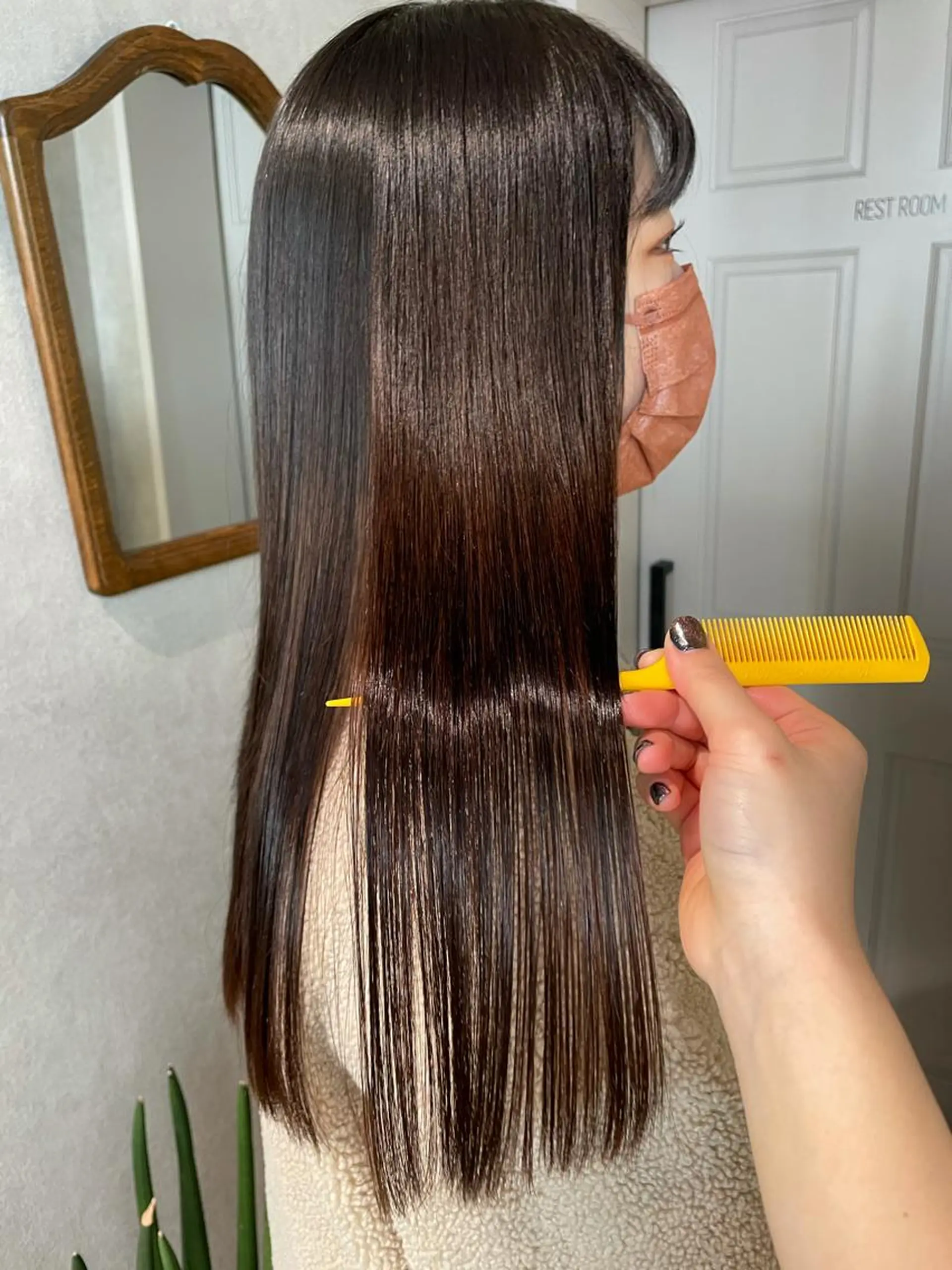 ロング カラー ヘアカラー トリートメント ナチュラル透明感🌱 小山美樹子のヘアスタイル