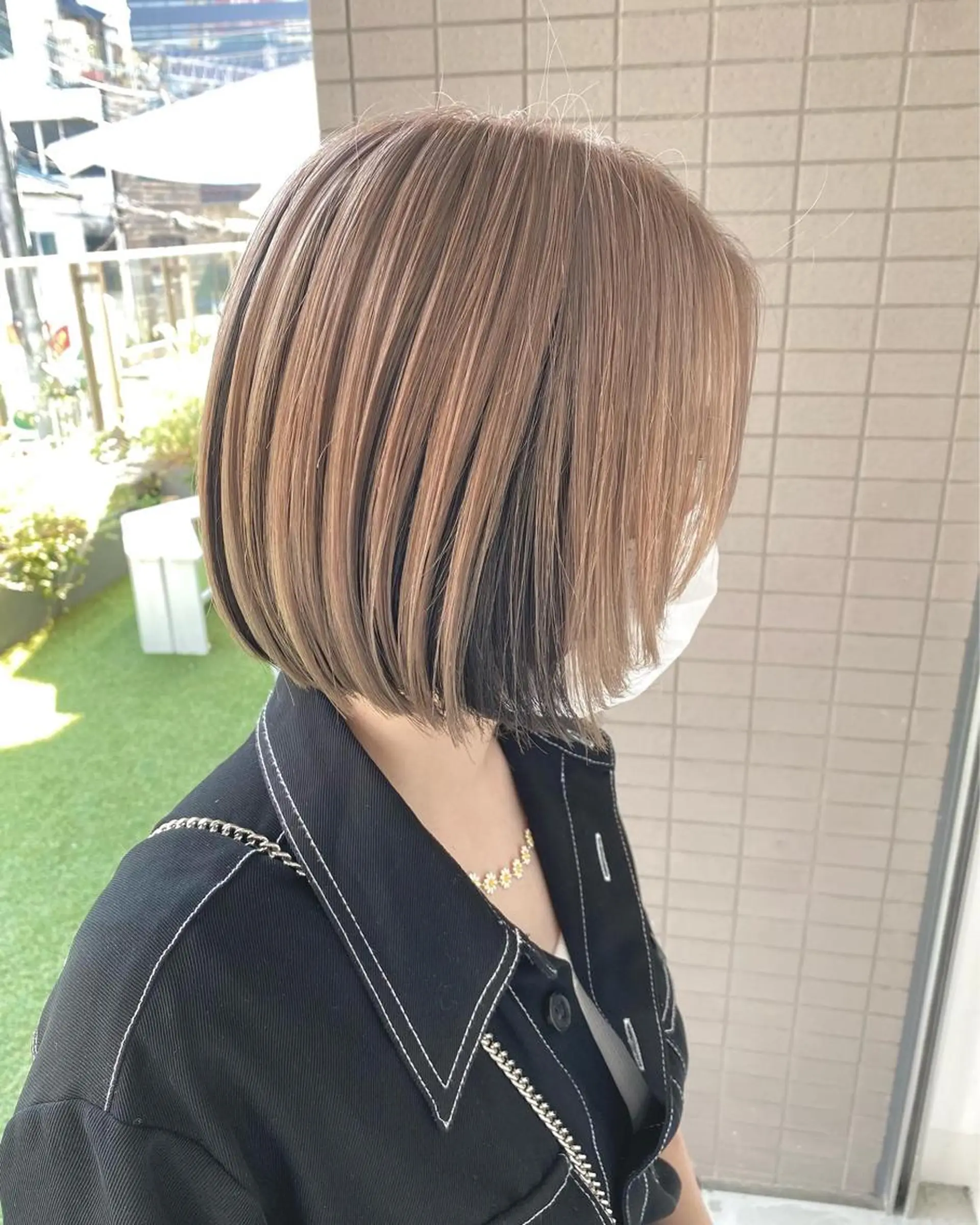 ミディアム カラー 韓国×髪質改善カラー 💎hinaのヘアスタイル