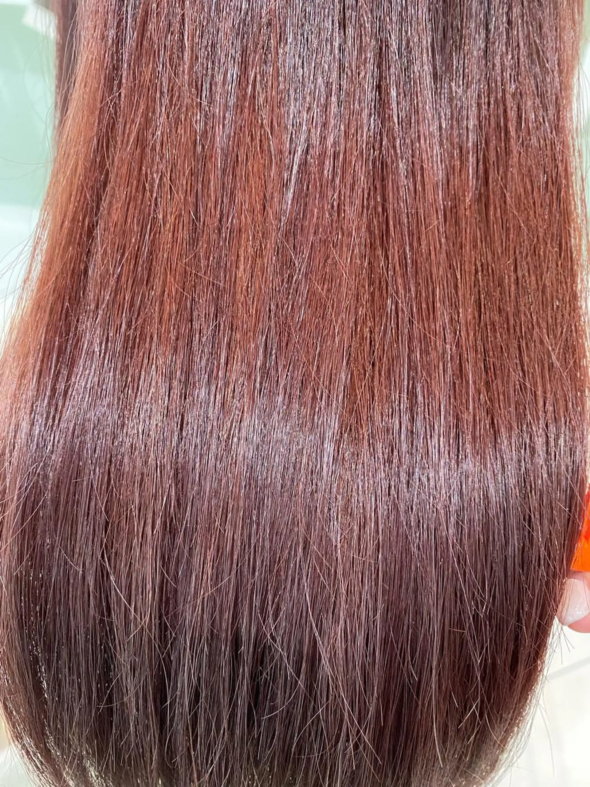 ロング 縮毛矯正 長井 麻帆のヘアスタイル