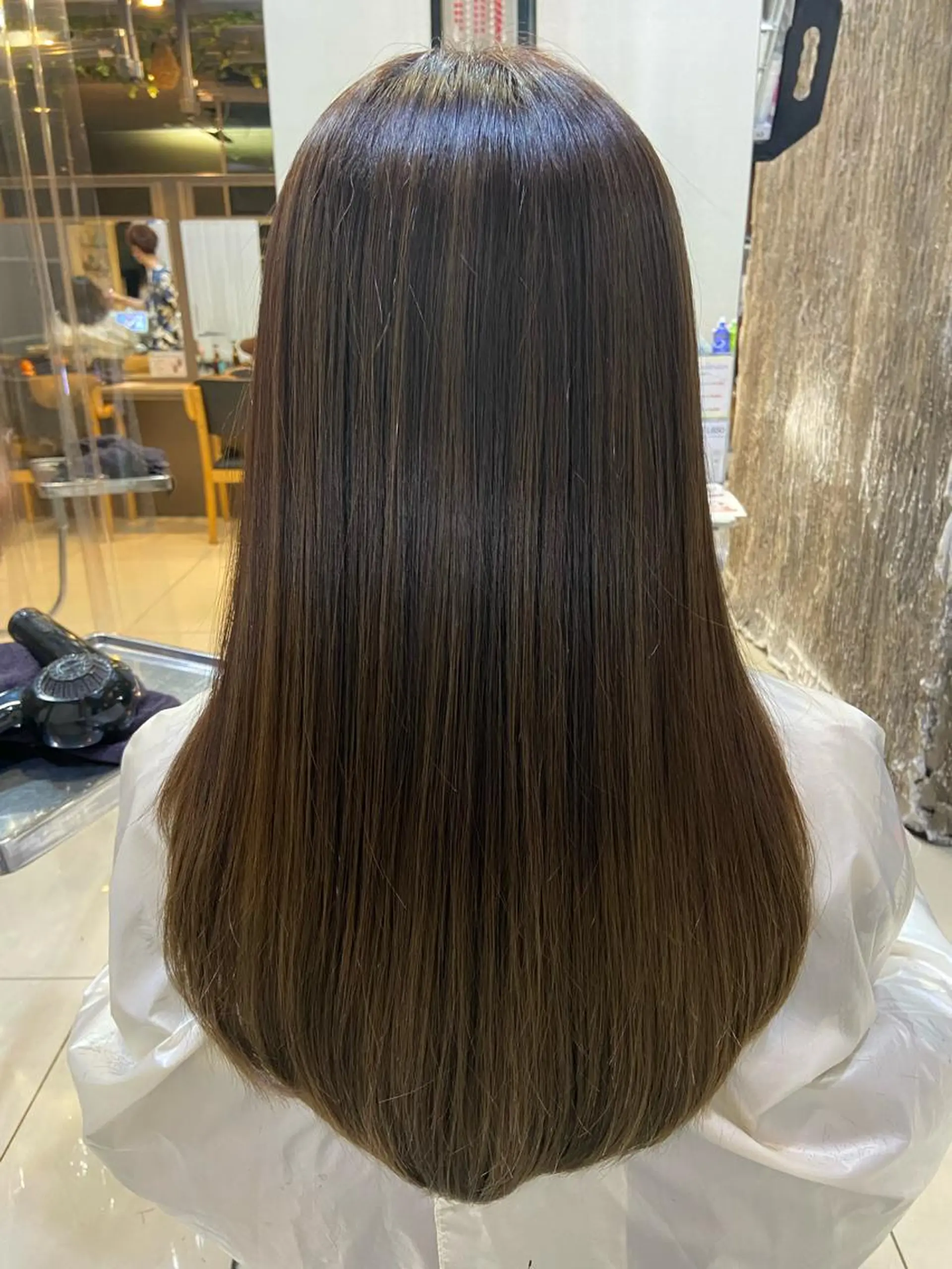 ロング カット 縮毛矯正 Hair resort Aiのヘアスタイル