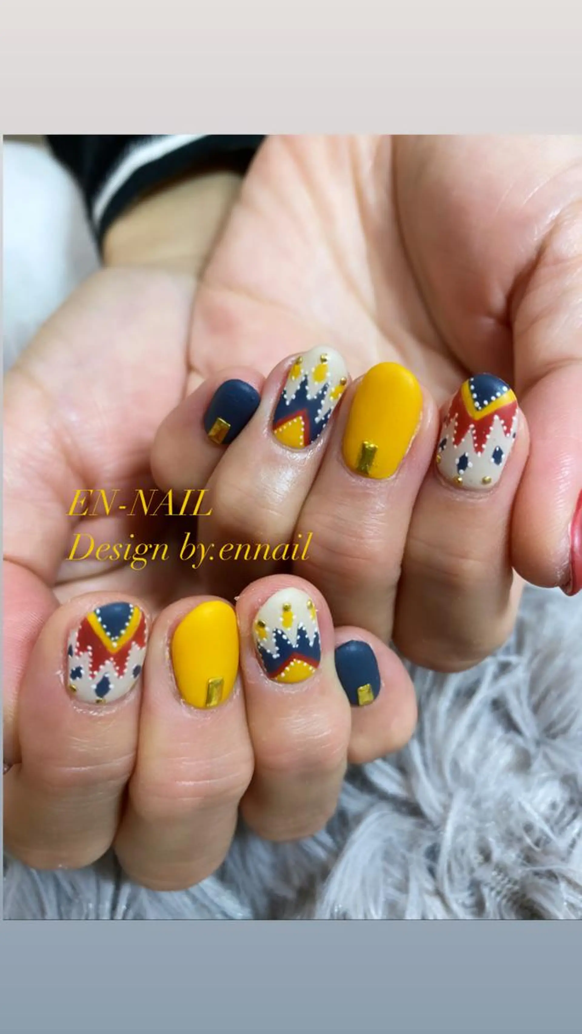ネイル ＥＮＮＡＩＬ野中本店所属・EN_NAIL 野中本店Ayakaのネイルデザイン