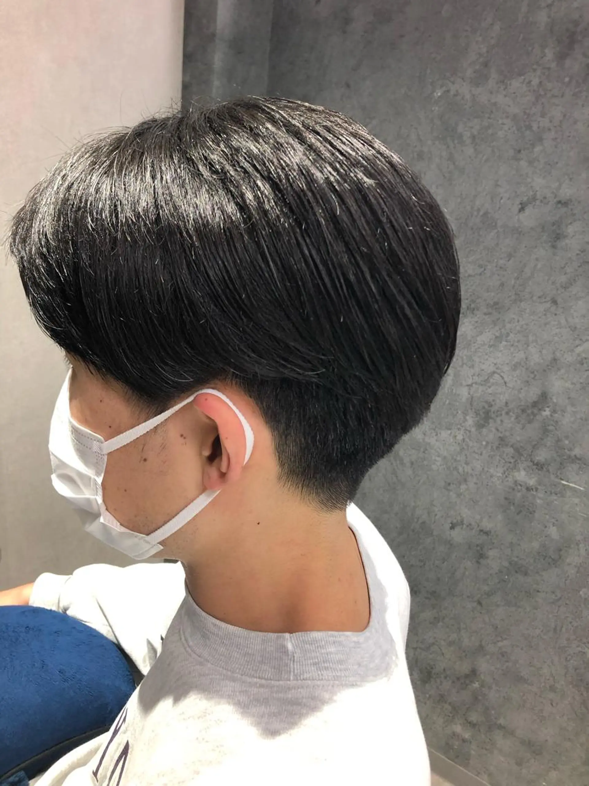 メンズ センターパート ツーブロック カット Noy所属・Noyヨシモト ヒロトのヘアスタイル